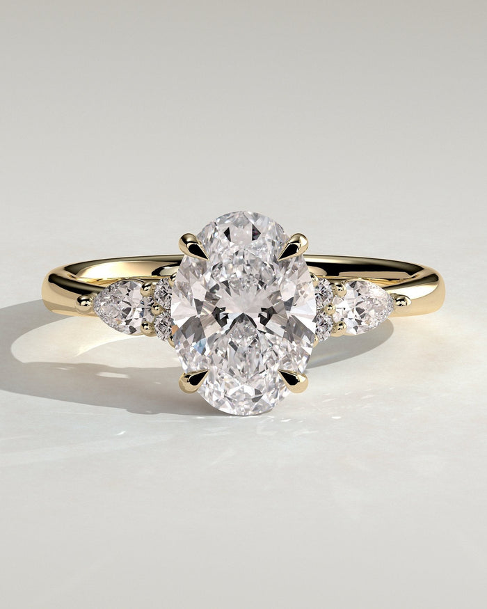 Lab Grown Three Stone Ring