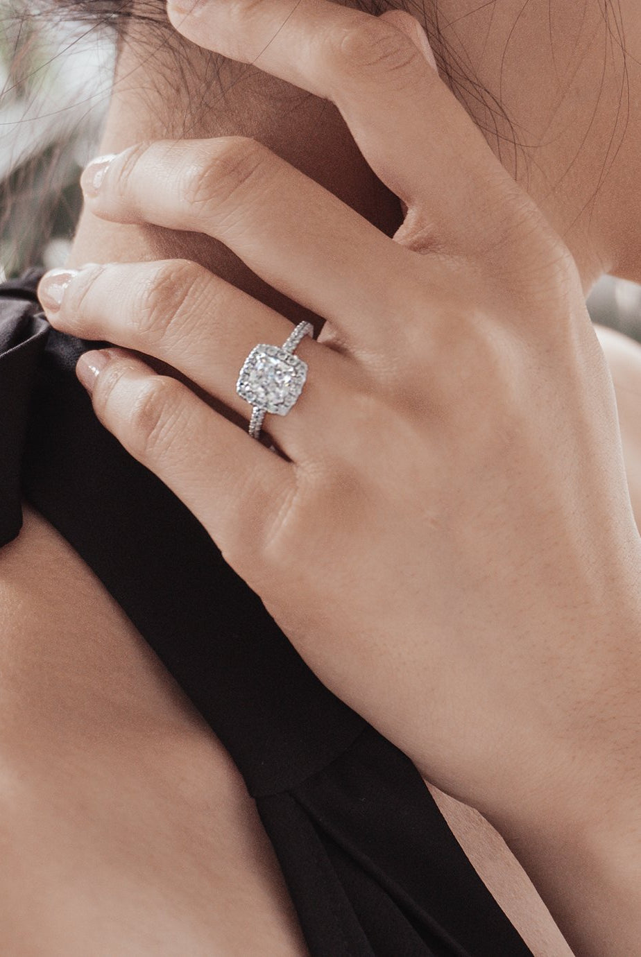 cushion-shaped-moissanite-halo-engagement-ring