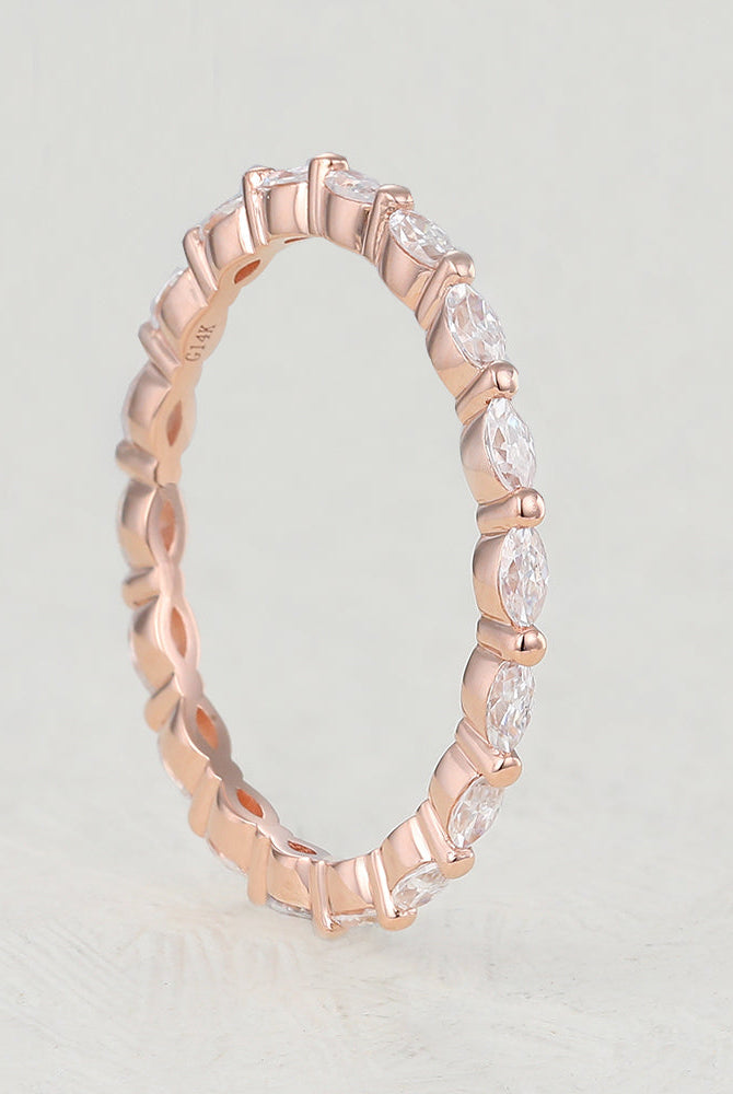 marquise-shaped-moissanite-full-eternity-wedding-band