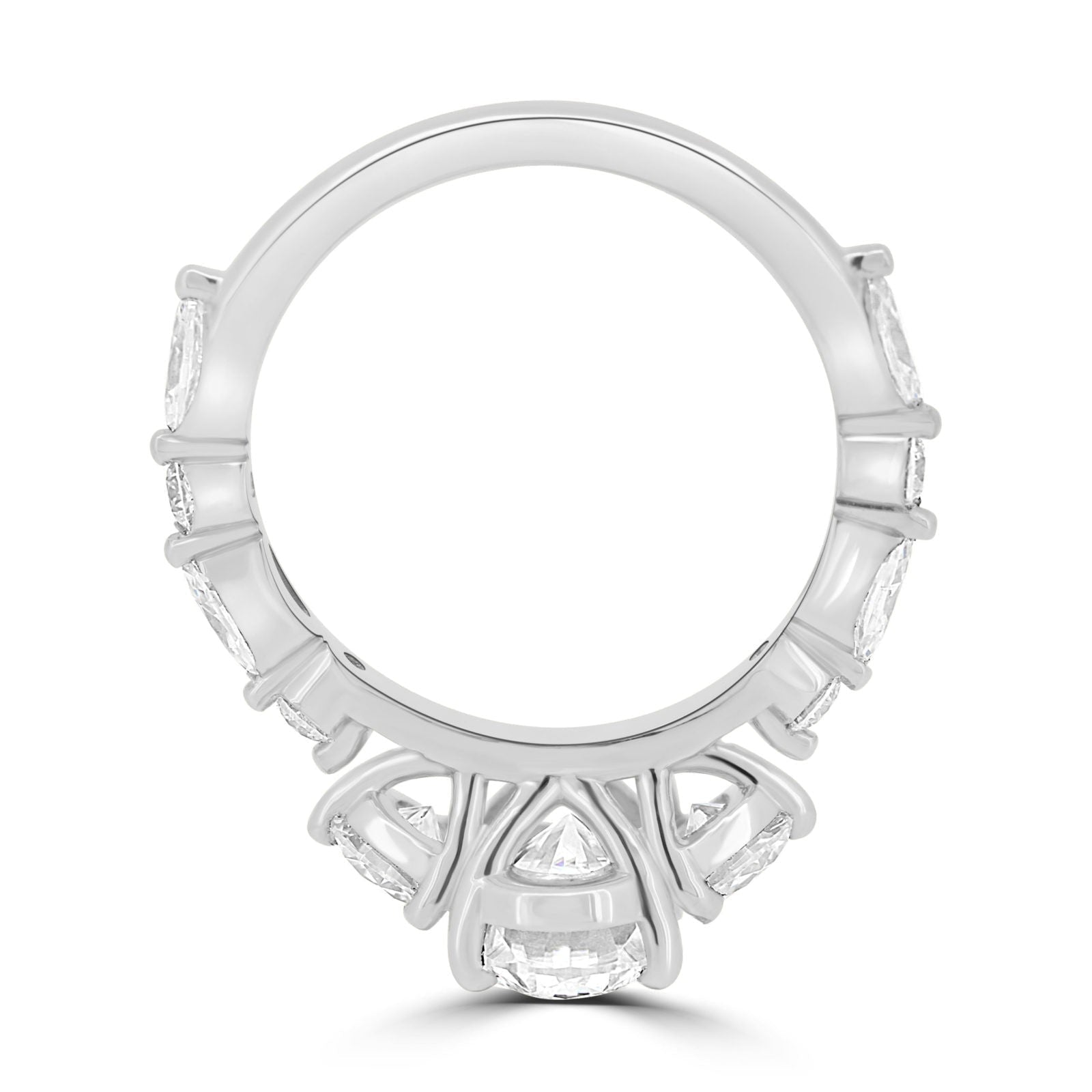 Moissanite jewelry set for Valentine's Day celebration gifts ideas