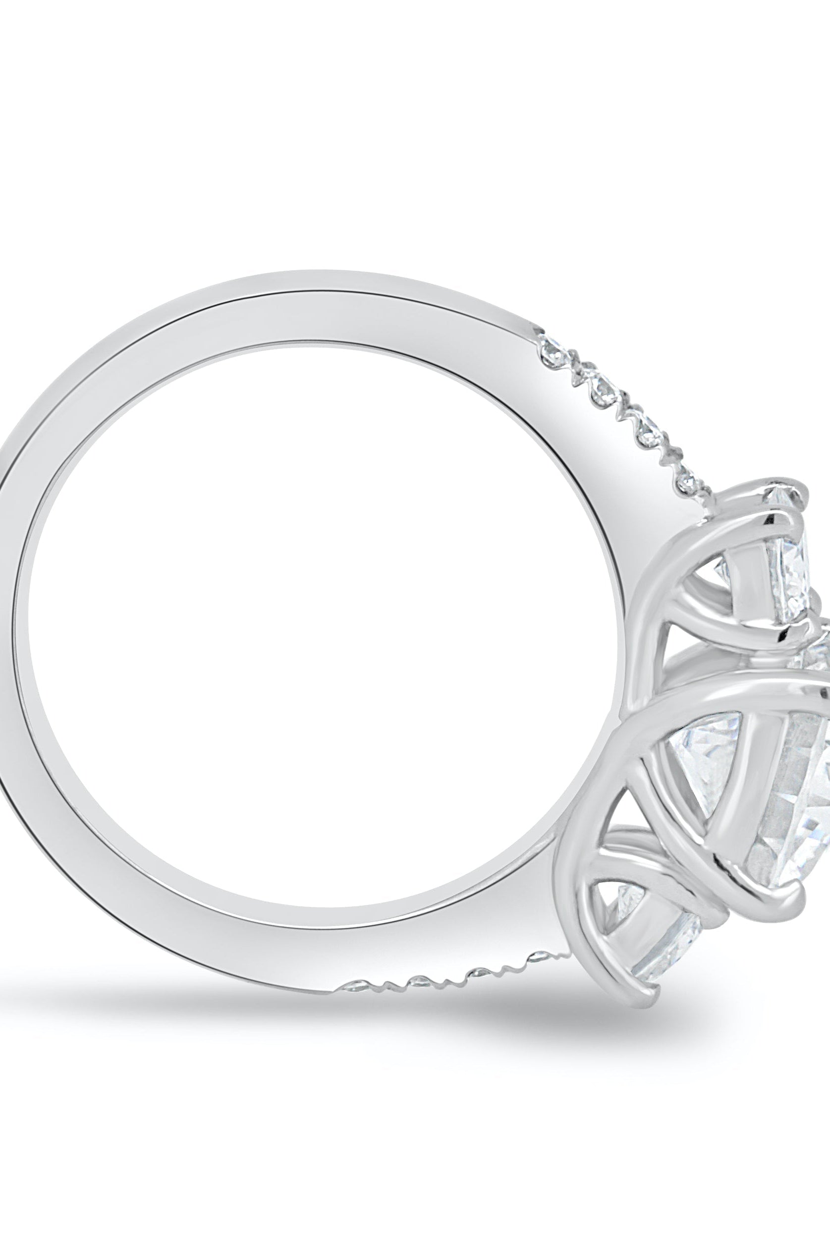 Moissanite jewelry set for wedding anniversary celebration gifts selections