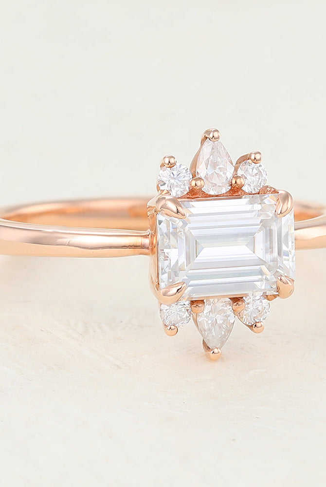 0-92-ct-emerald-shaped-moissanite-cluster-engagement-ring