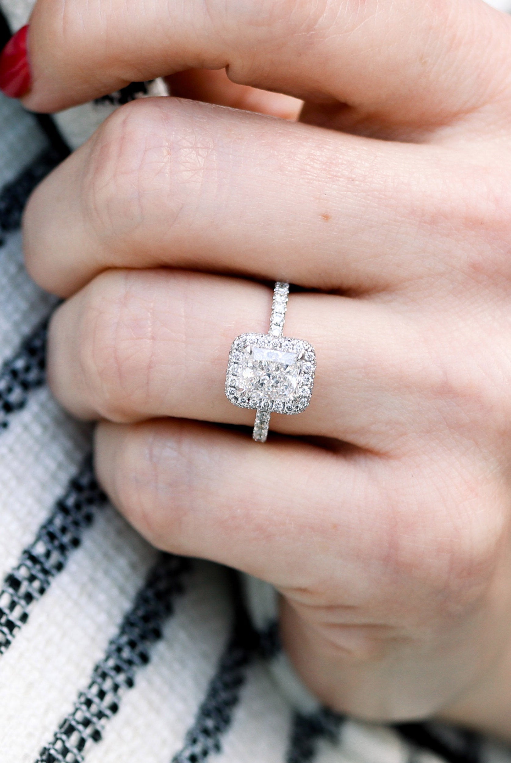 Moissanite wedding jewelry set for brides sale clearance
