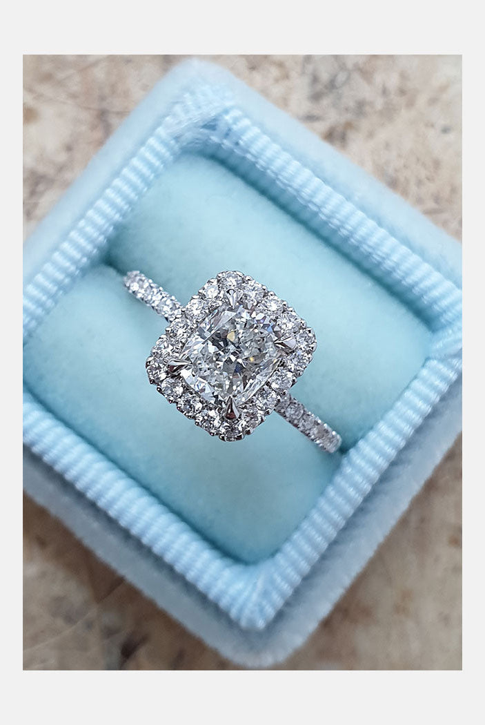Radiant Cut Diamond Engagement Ring