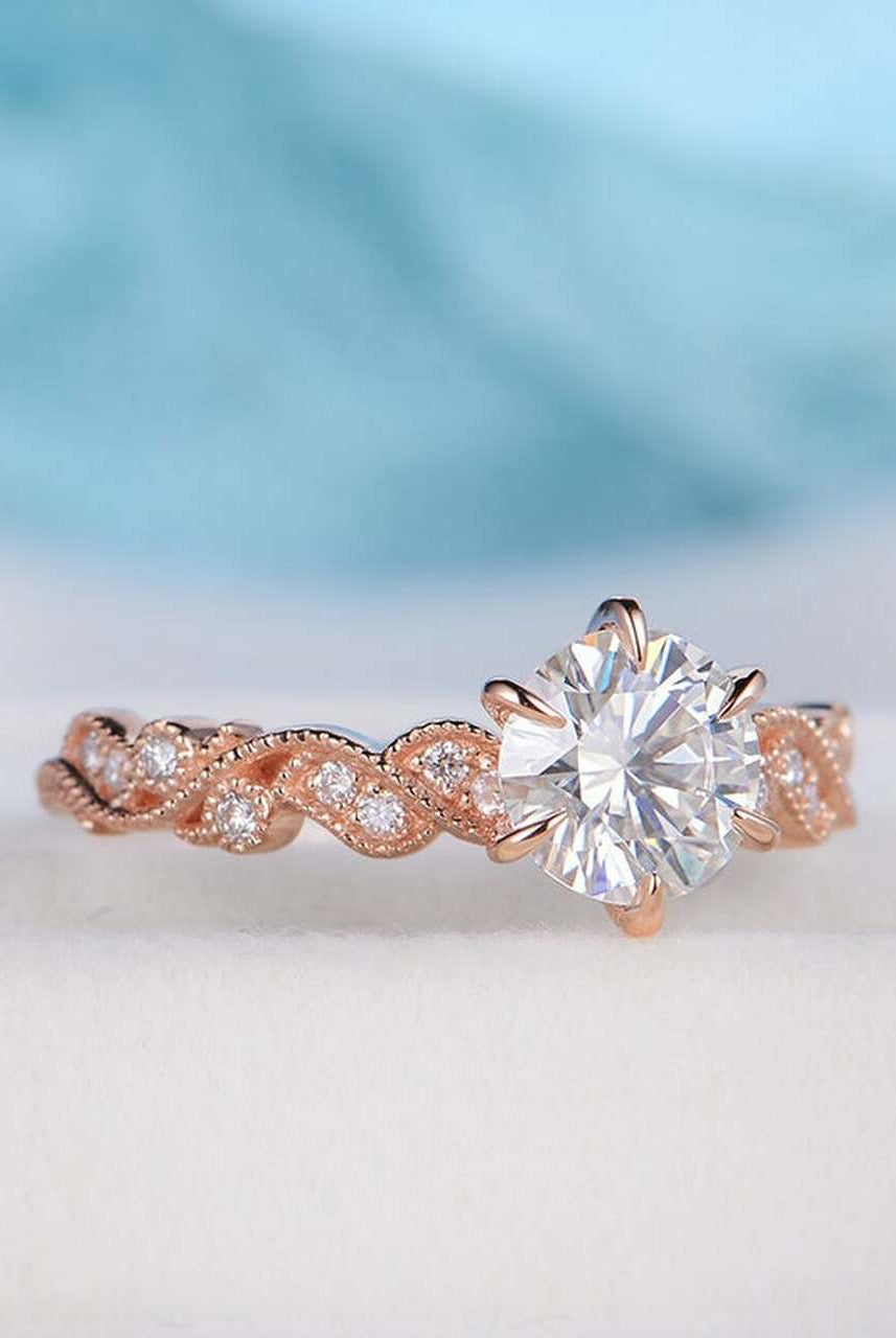 1.0CT Moissanite Ring