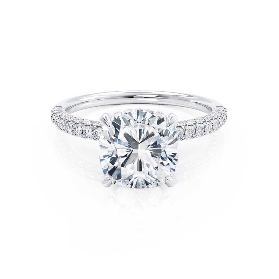 1.10 CT Moissanite Engagement Ring