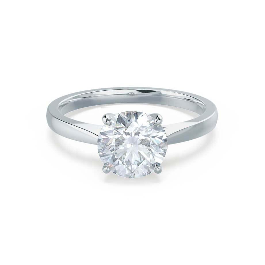 1.20 CT Round Moissanite Ring