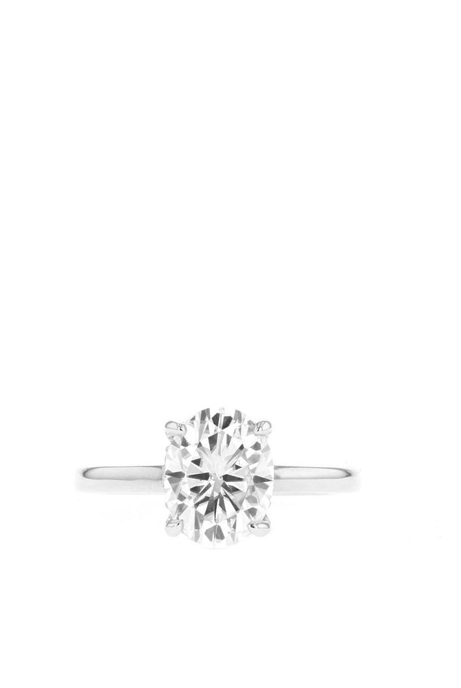 Diamond Hidden Halo Engagement Ring