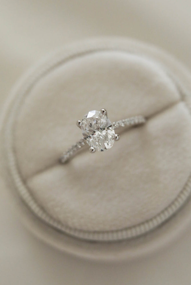 Diamond Pavé Engagement Ring