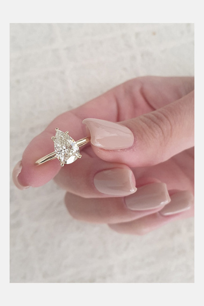 Pear Cut Engagement Ring