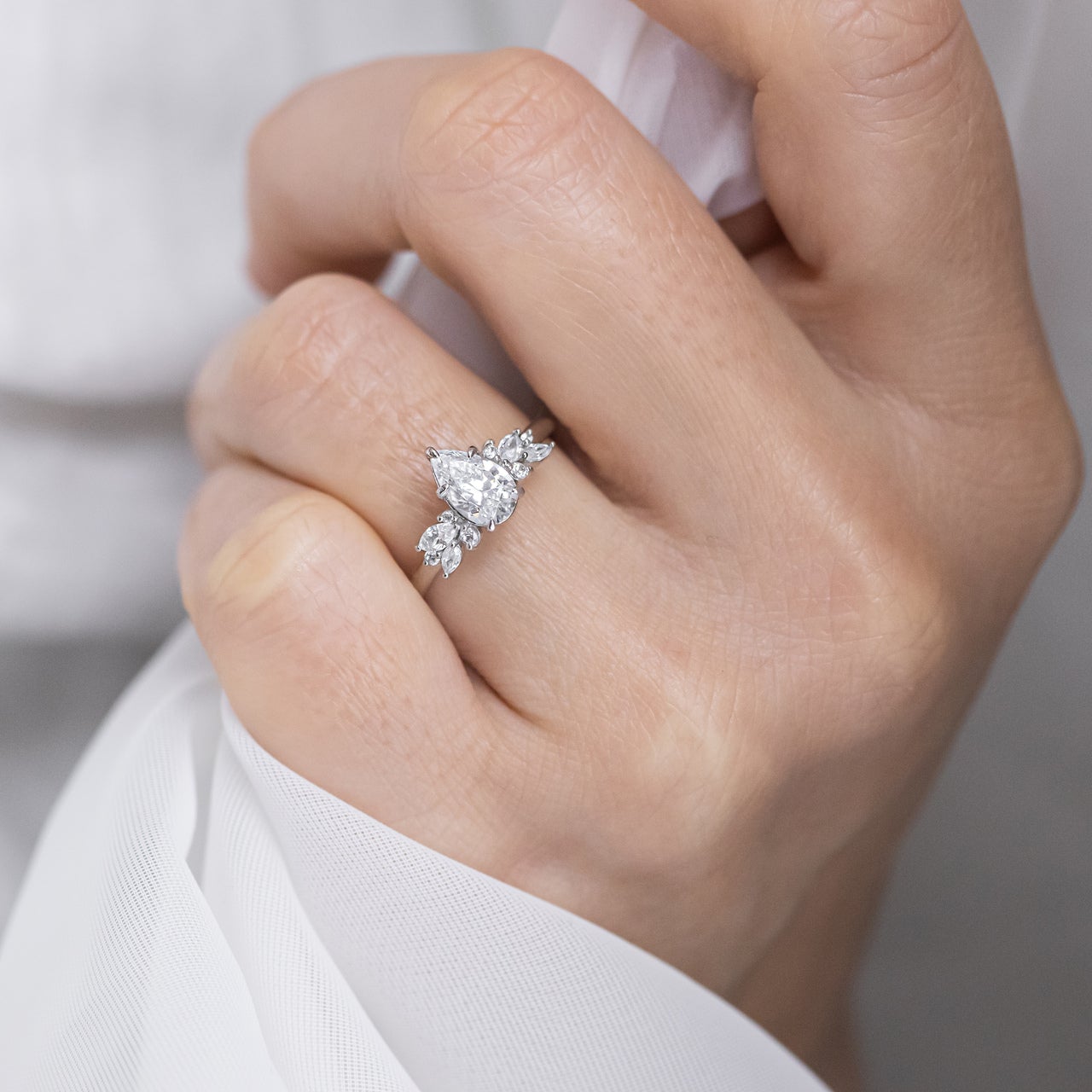 Pear Cut Engagement Ring