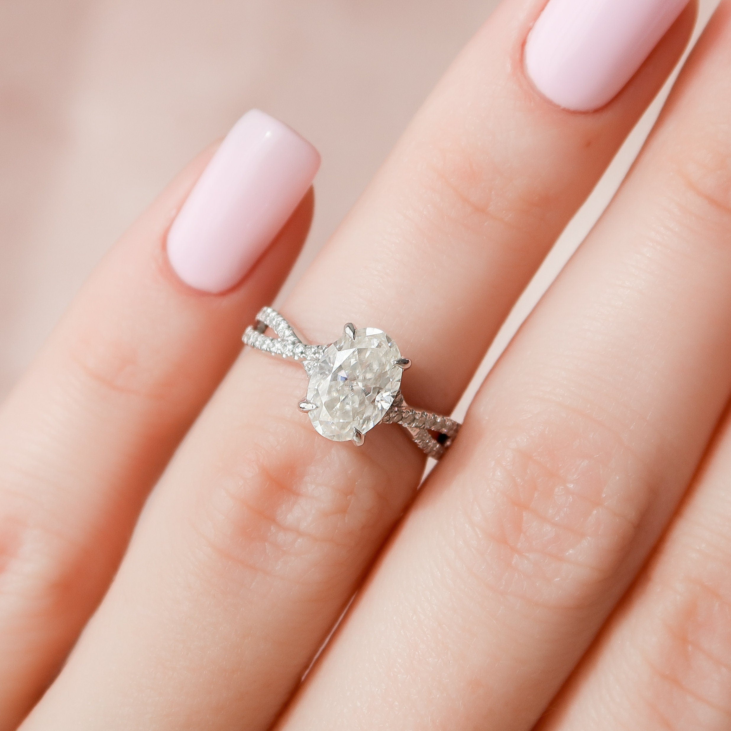 Split Shank Engagement Ring