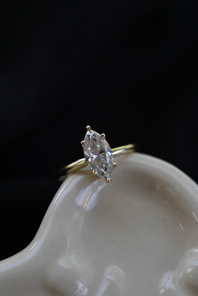 Marquise Cut Engagement Ring