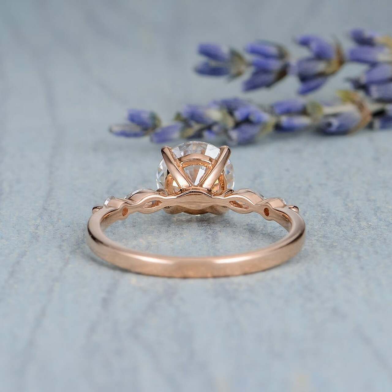 Round Engagement Ring