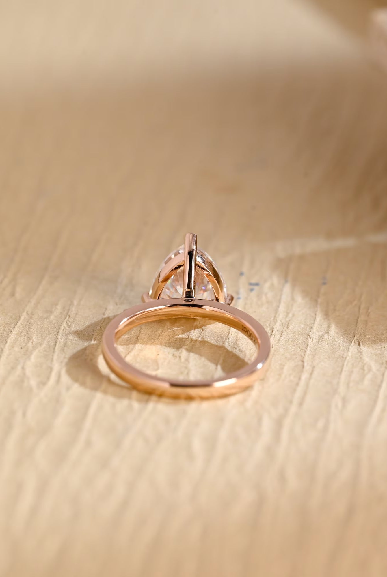 1.5 Carat Trillion Moissanite Ring
