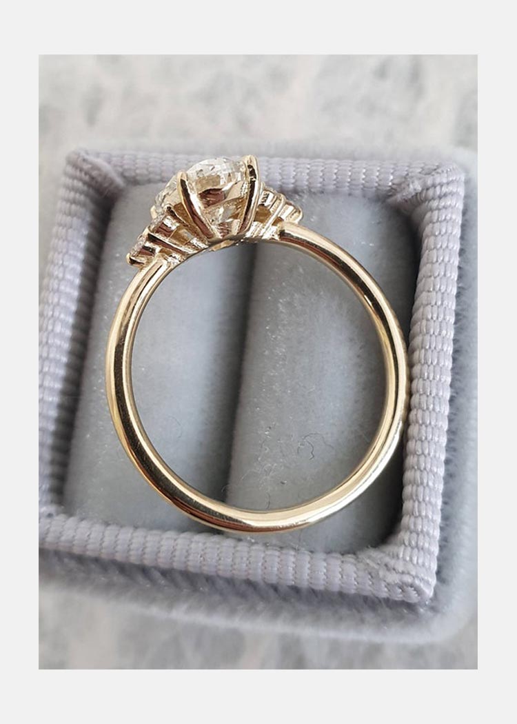 Diamond Alternative Engagement Ring