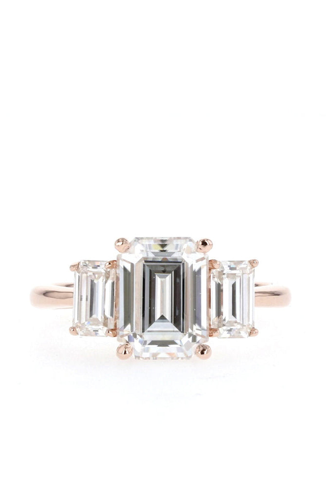 Emerald Cut Engagement Ring