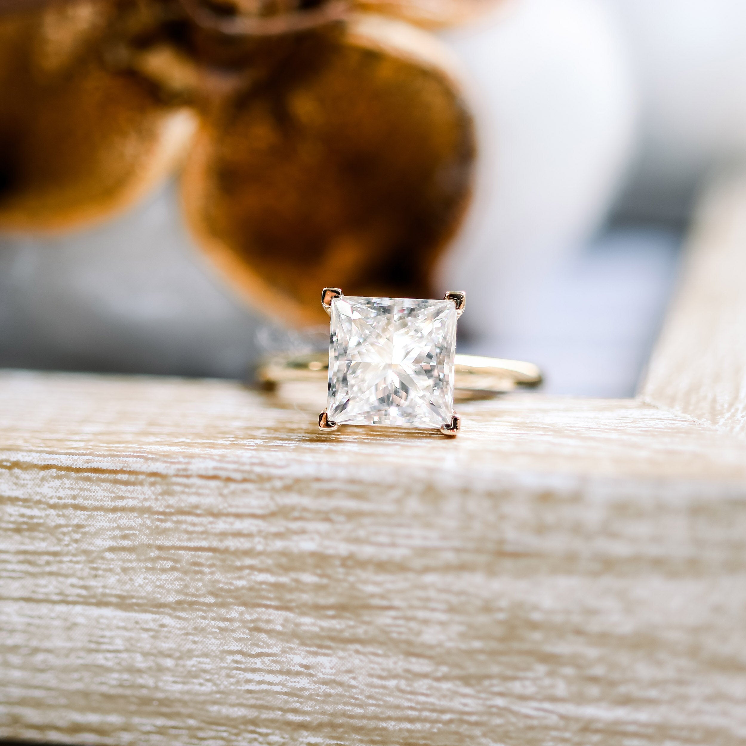 Princess Cut Solitaire Ring