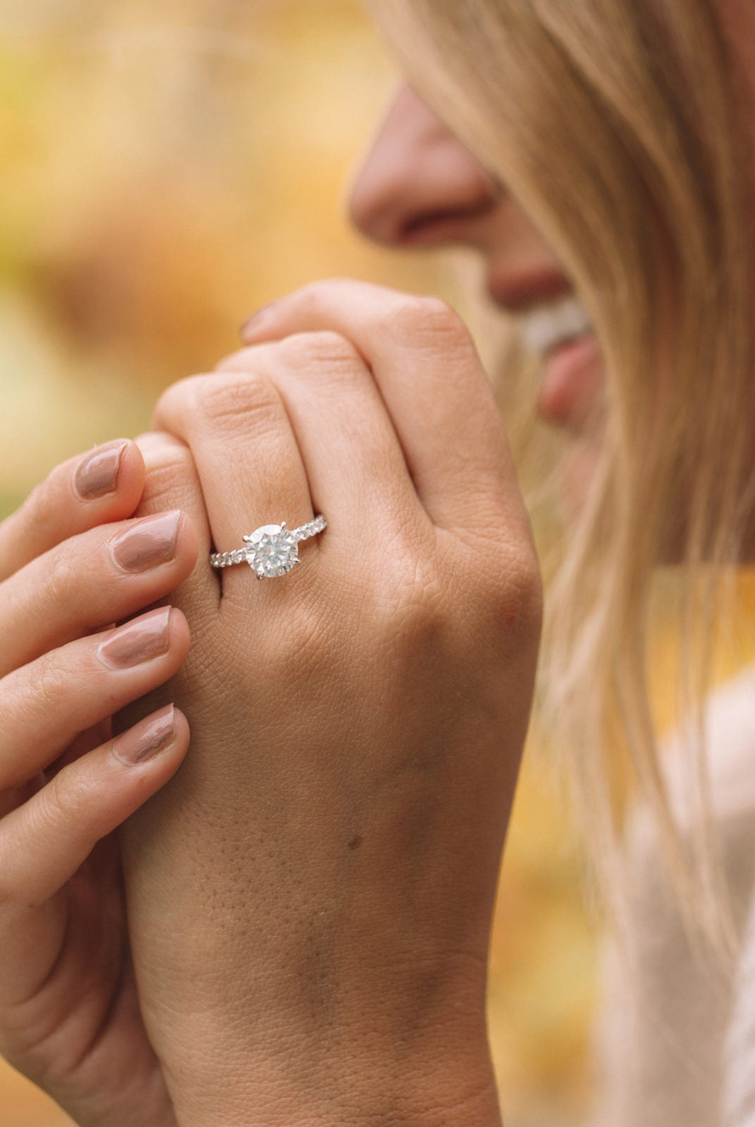 Round Cut Solitaire Ring