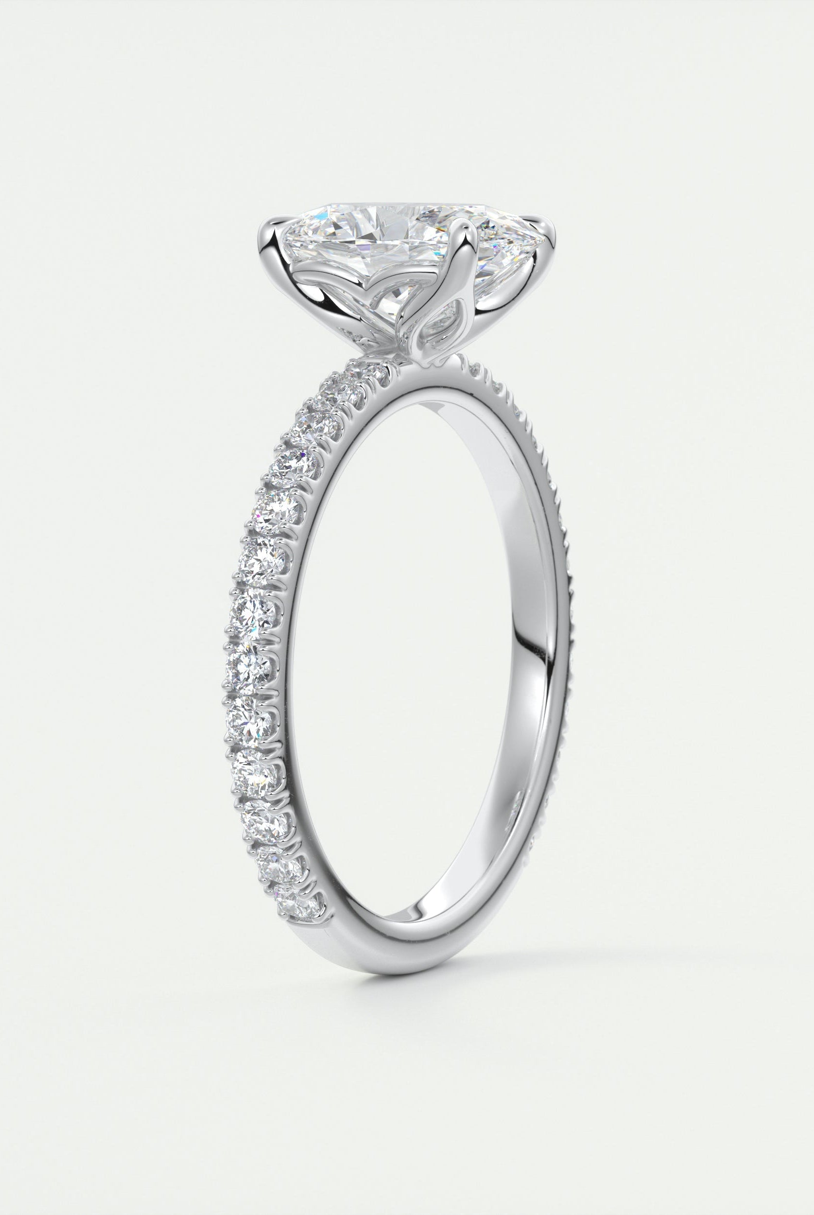 8 carat moissanite ring