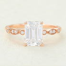 1-60-ct-emerald-shaped-moissanite-milgrain-pave-engagement-ring