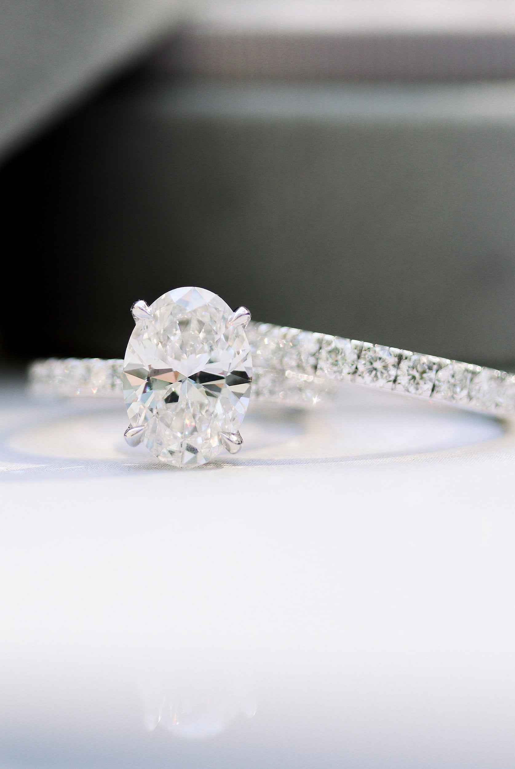 Moissanite diamond solitaire choker necklace price