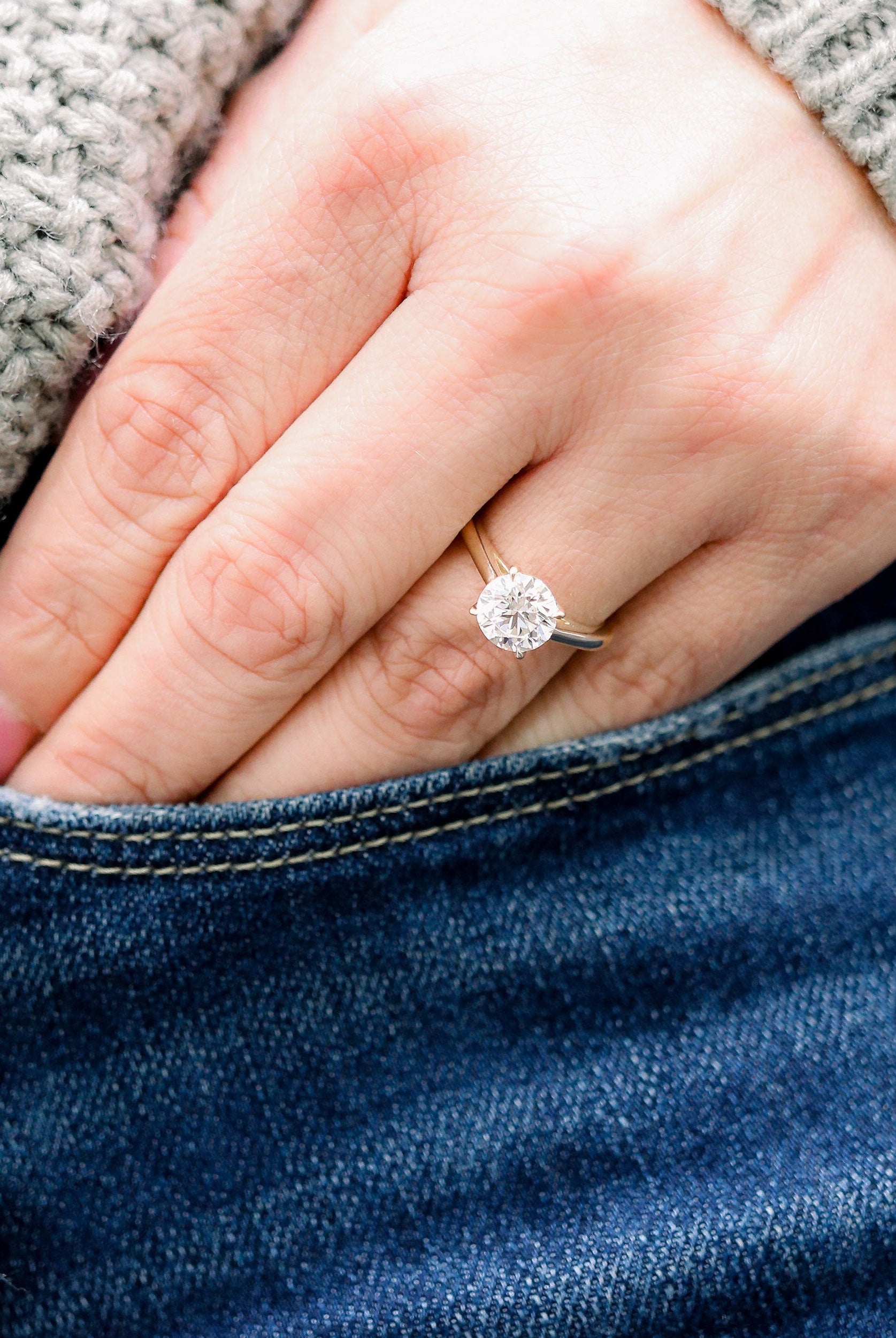 Moissanite engagement rings