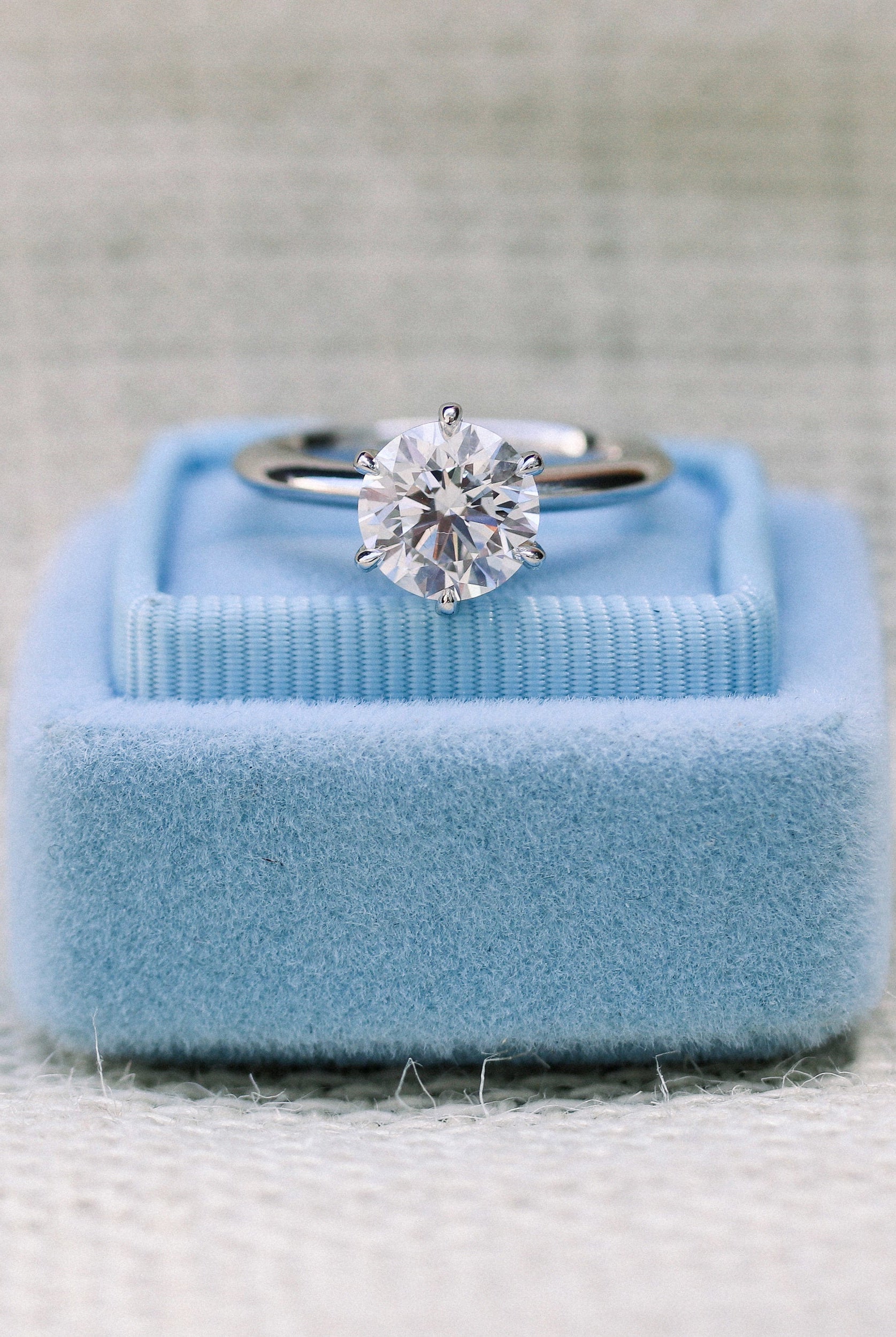 moissanite oval ring Chicago