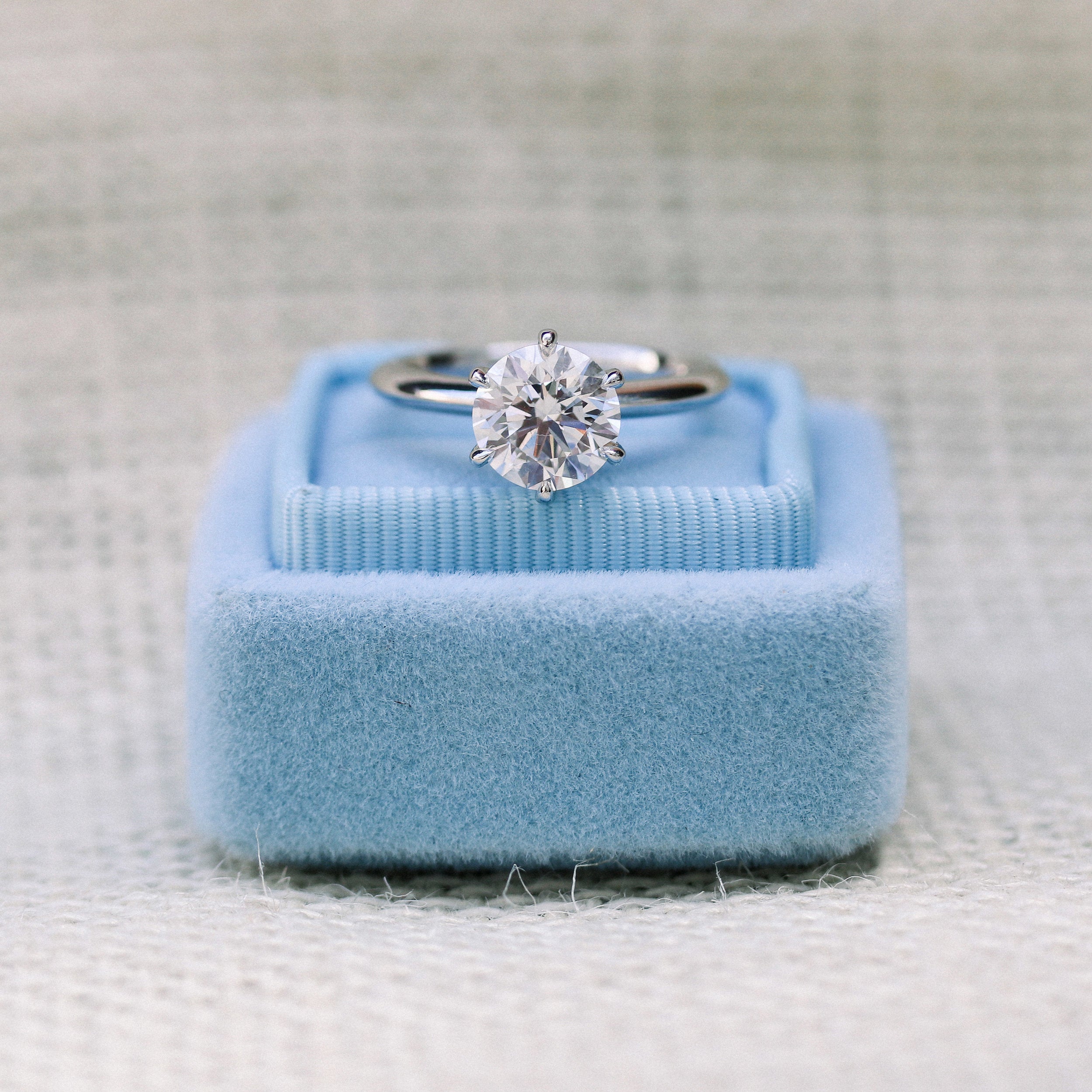 moissanite oval ring Chicago