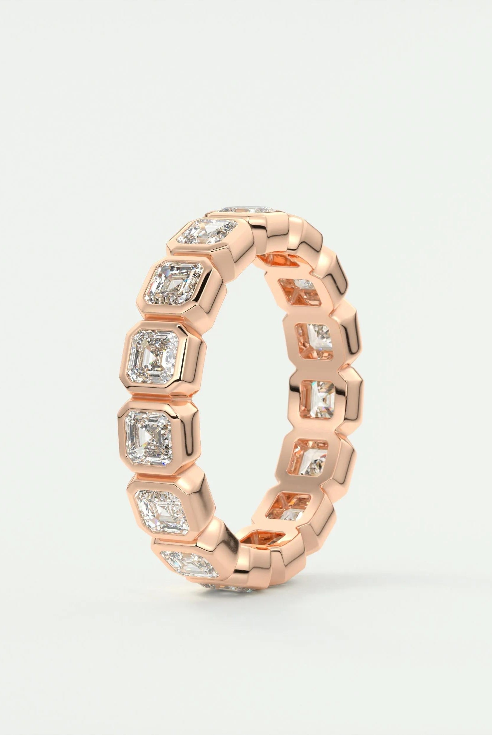 asscher-cut-full-bezel-moissanite-bridal-wedding-band