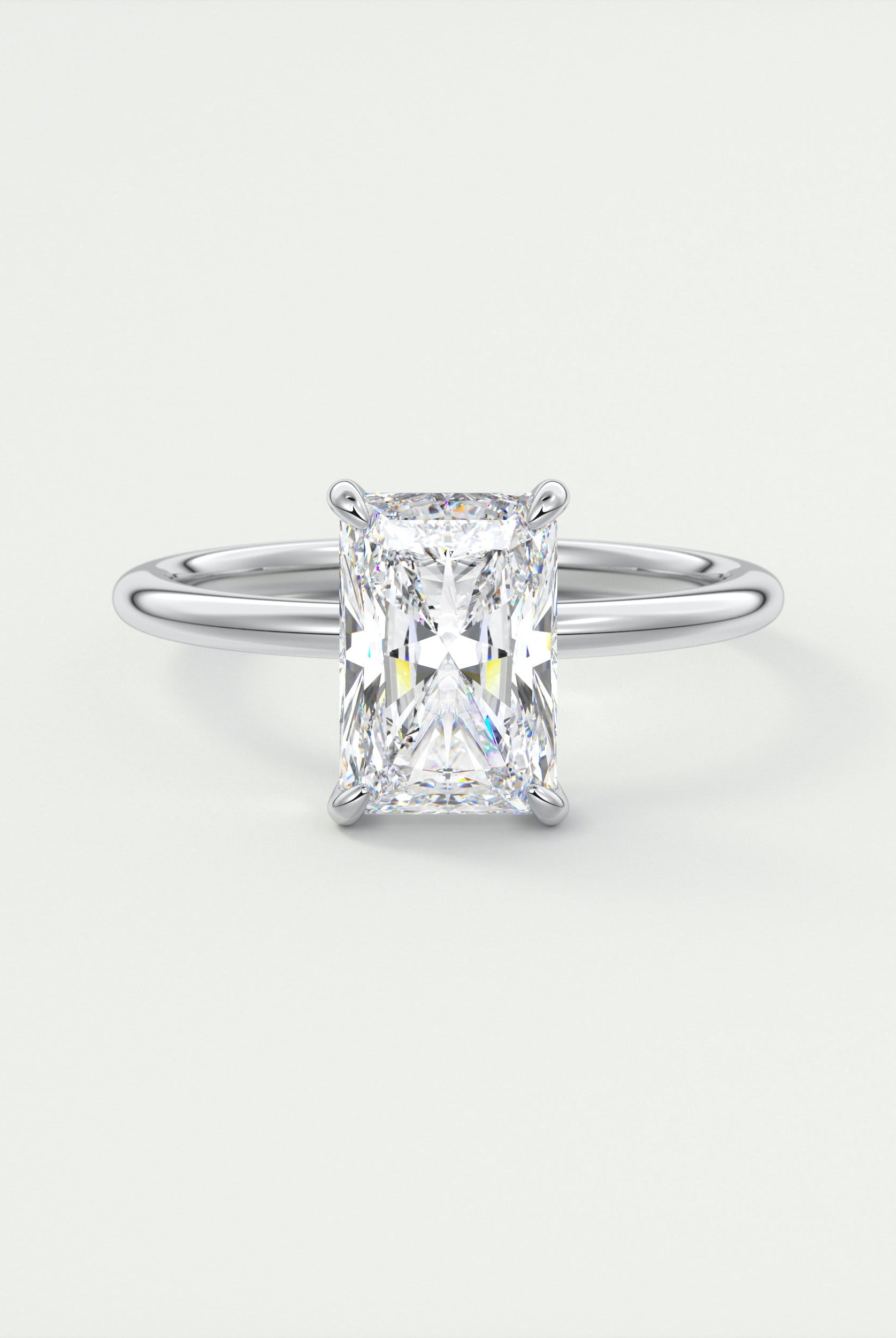 Moissanite wedding jewelry for bride's grandmother