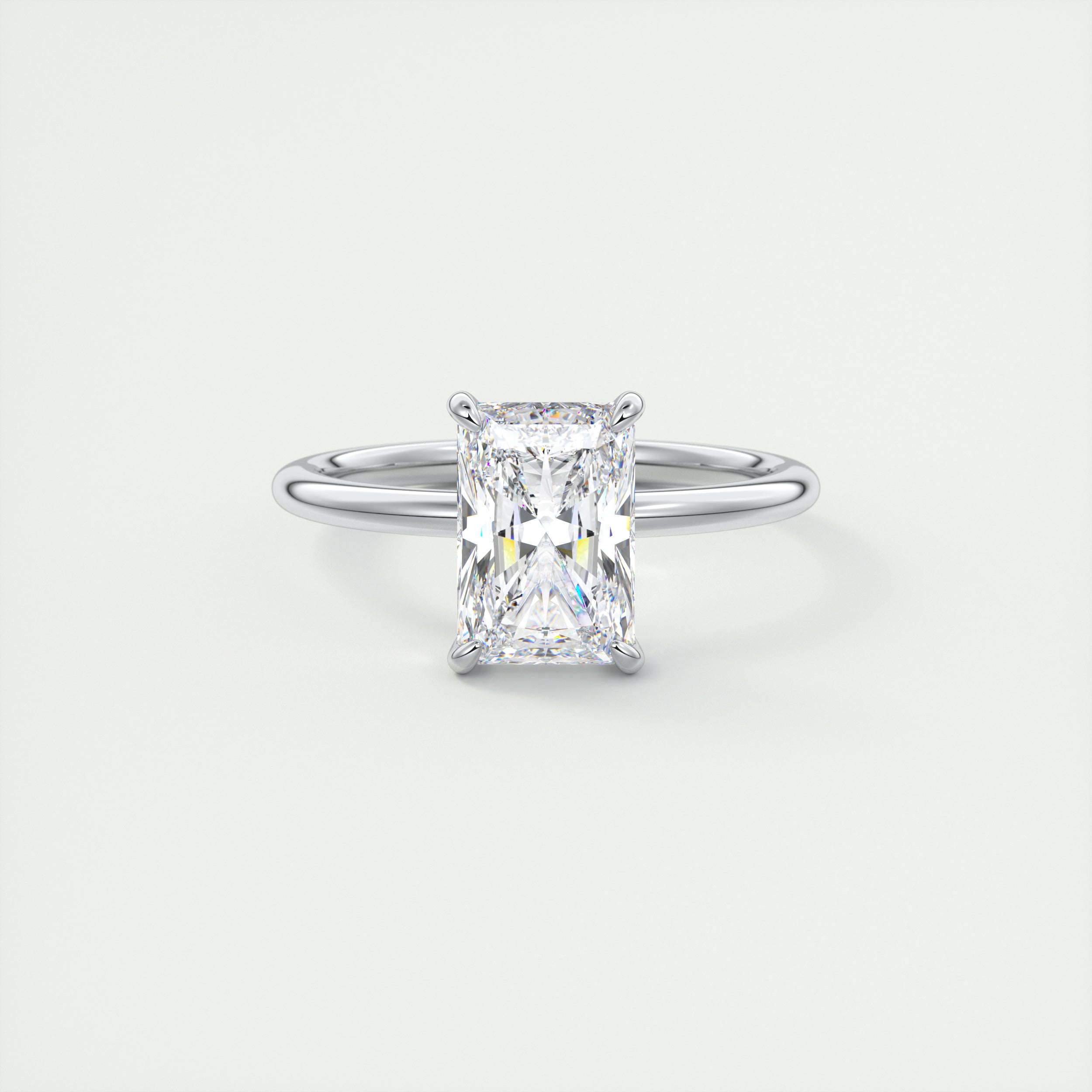 Moissanite wedding jewelry for bride's grandmother