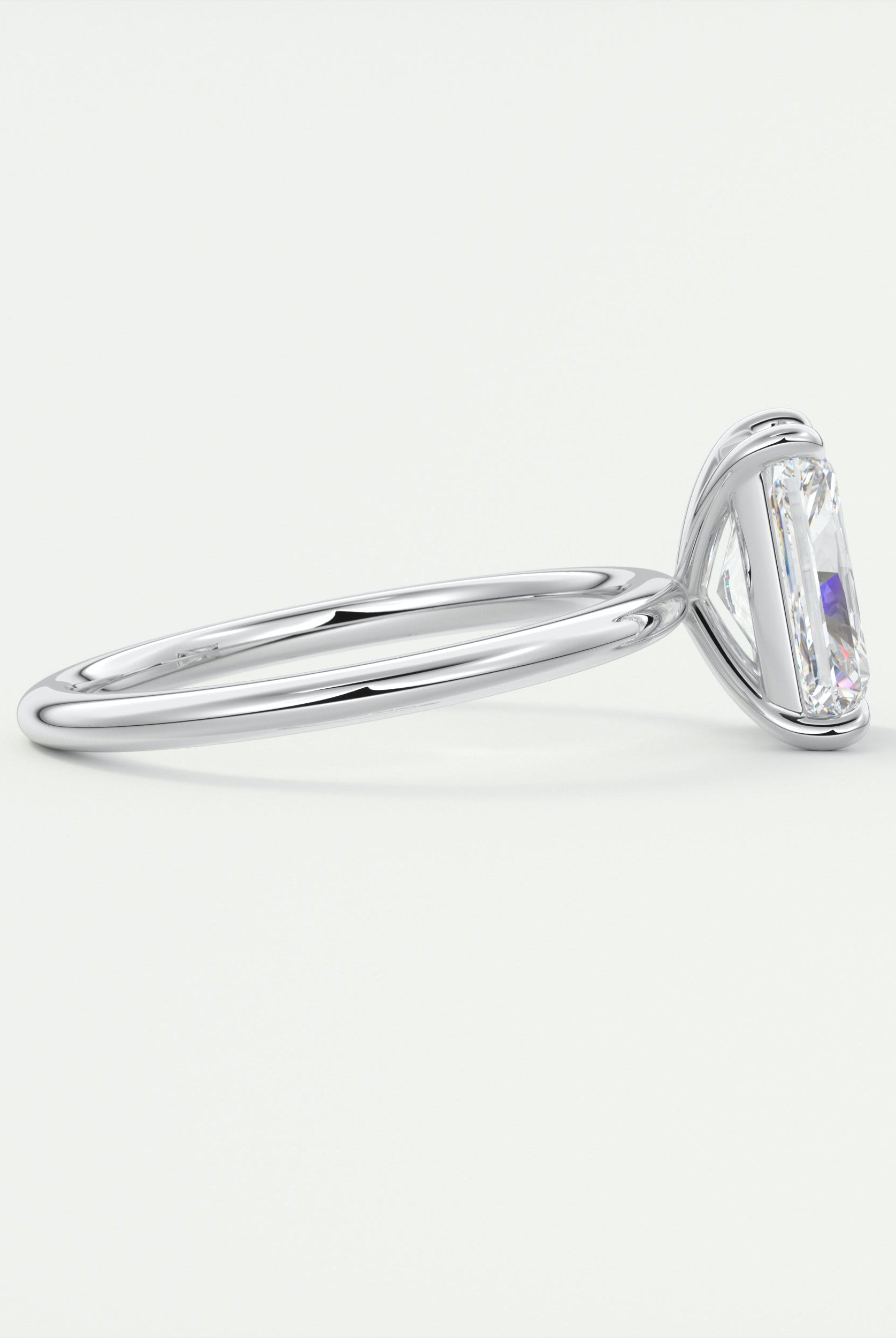 Moissanite wedding jewelry for groom's grandmother