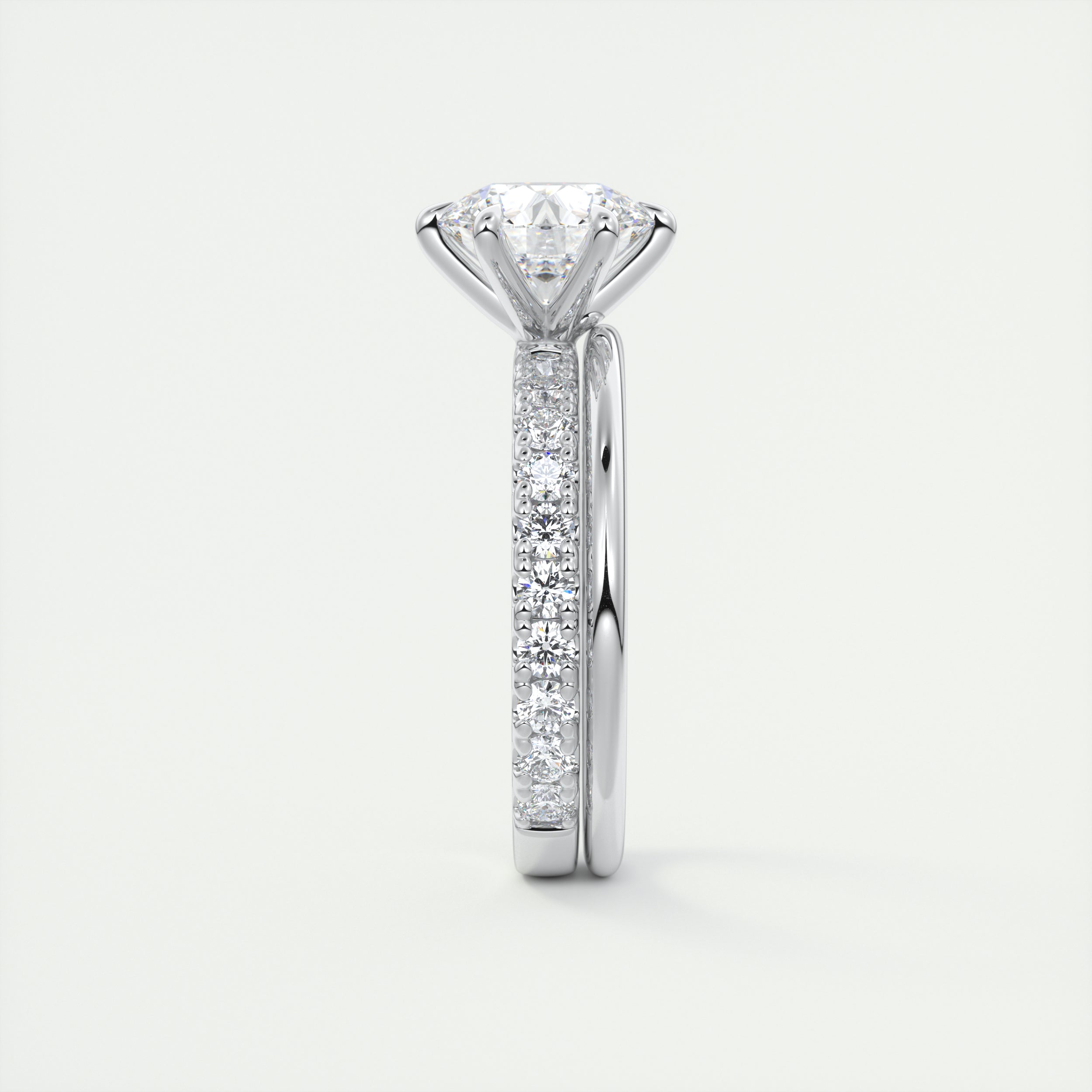 moissanite jewelry with floral-inspired aesthetics