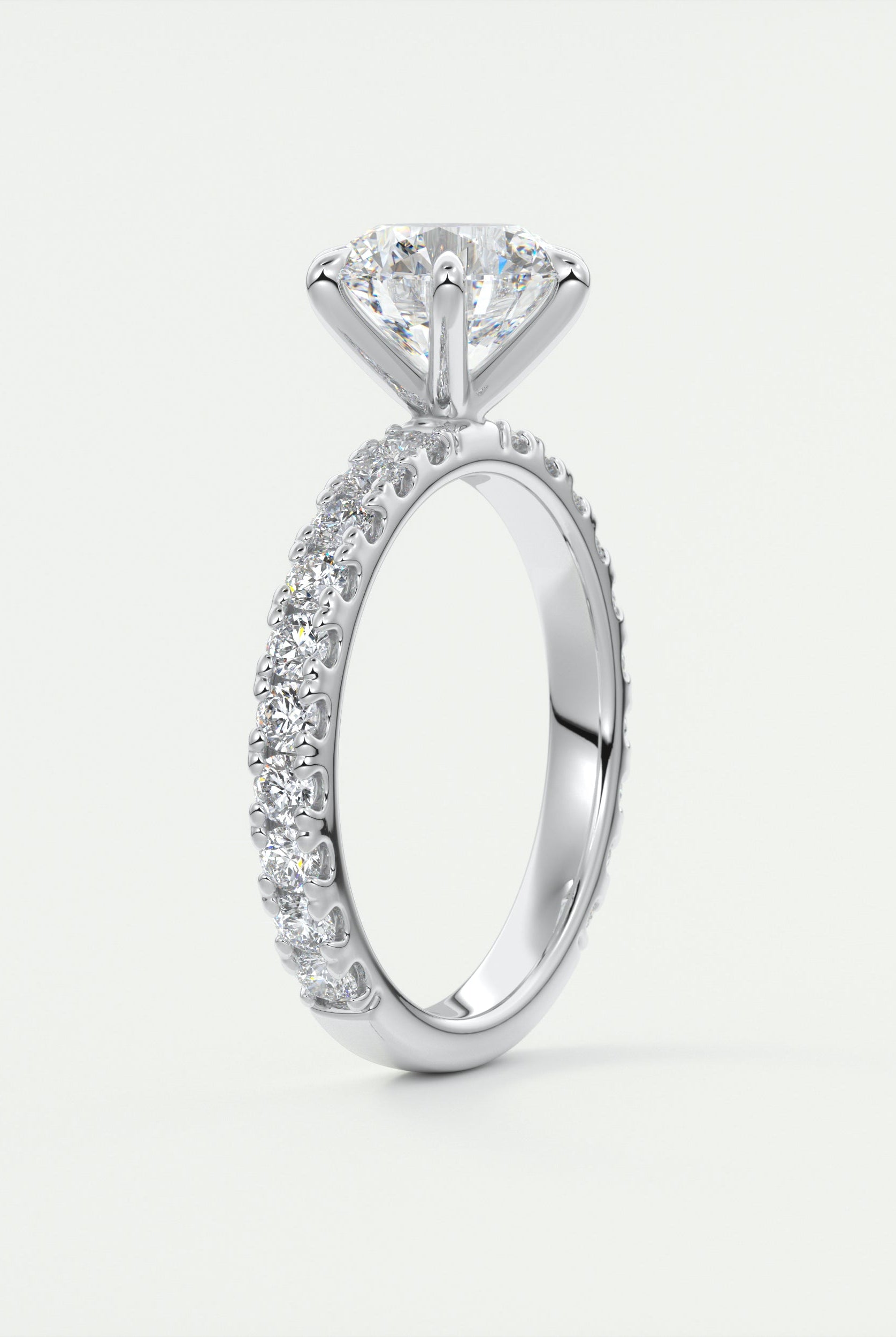 moissanite jewelry with geometric-inspired aesthetics