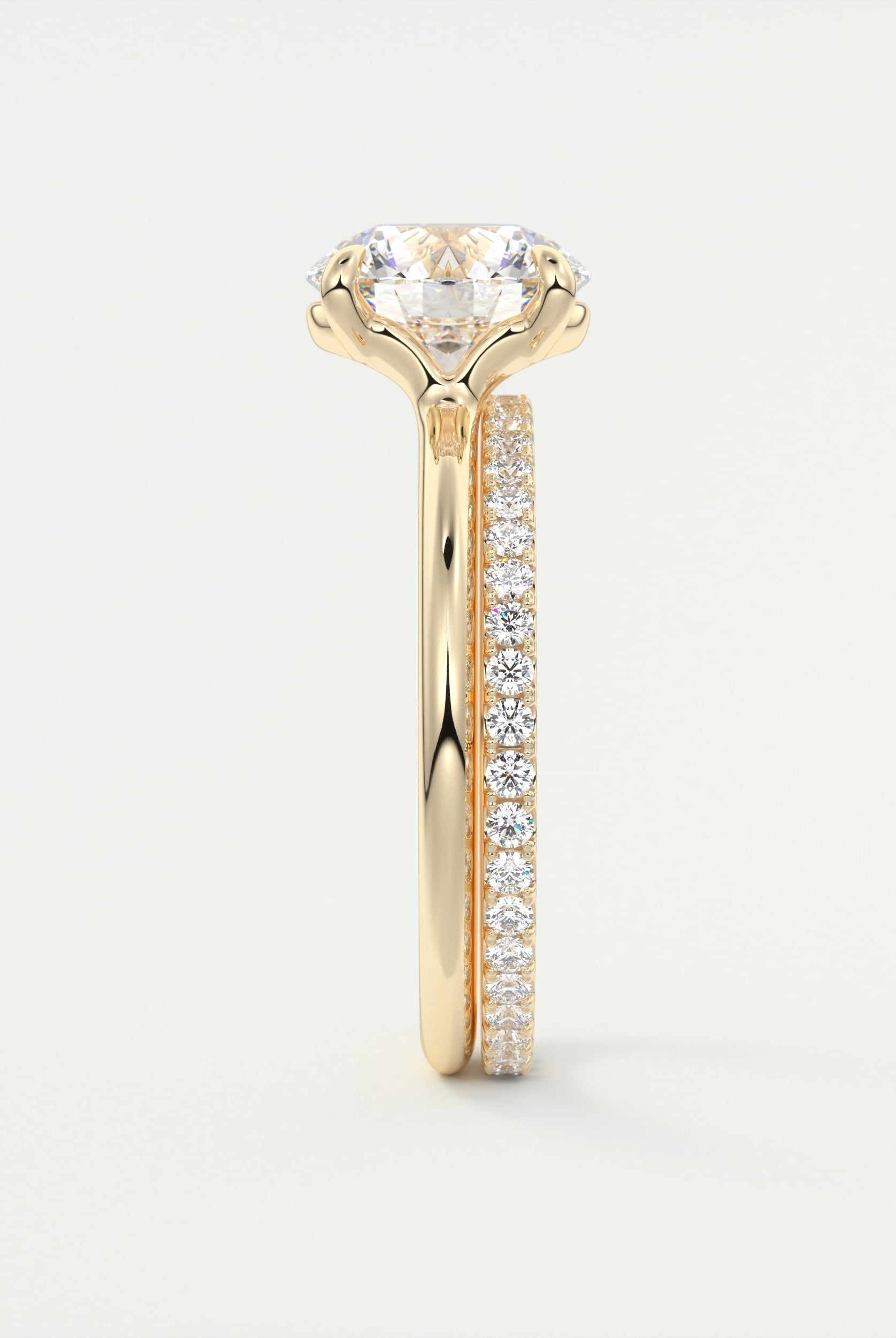 moissanite jewelry with padparadscha sapphire