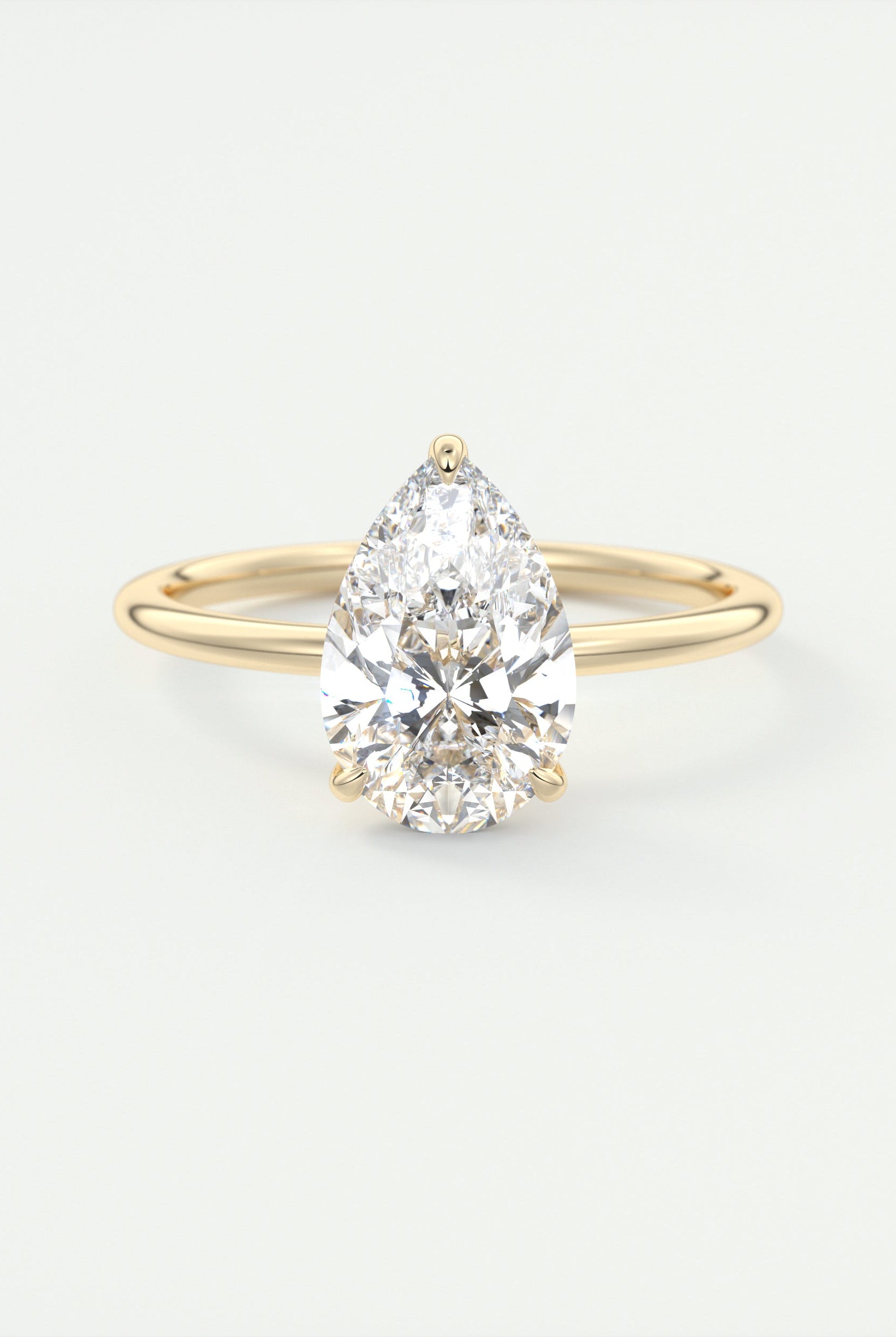Baguette cut moissanite rings