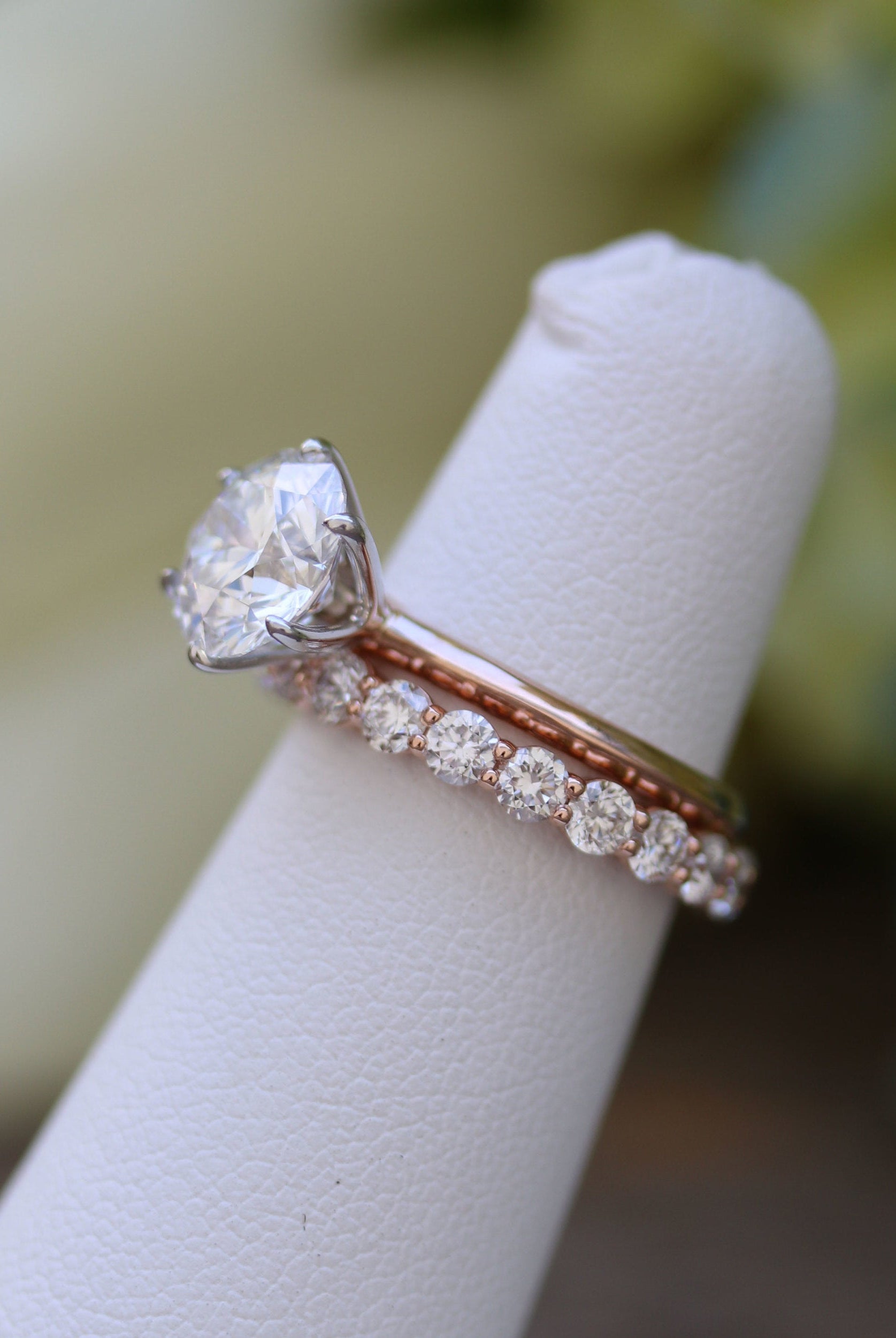 lab grown moissanite rings Chicago
