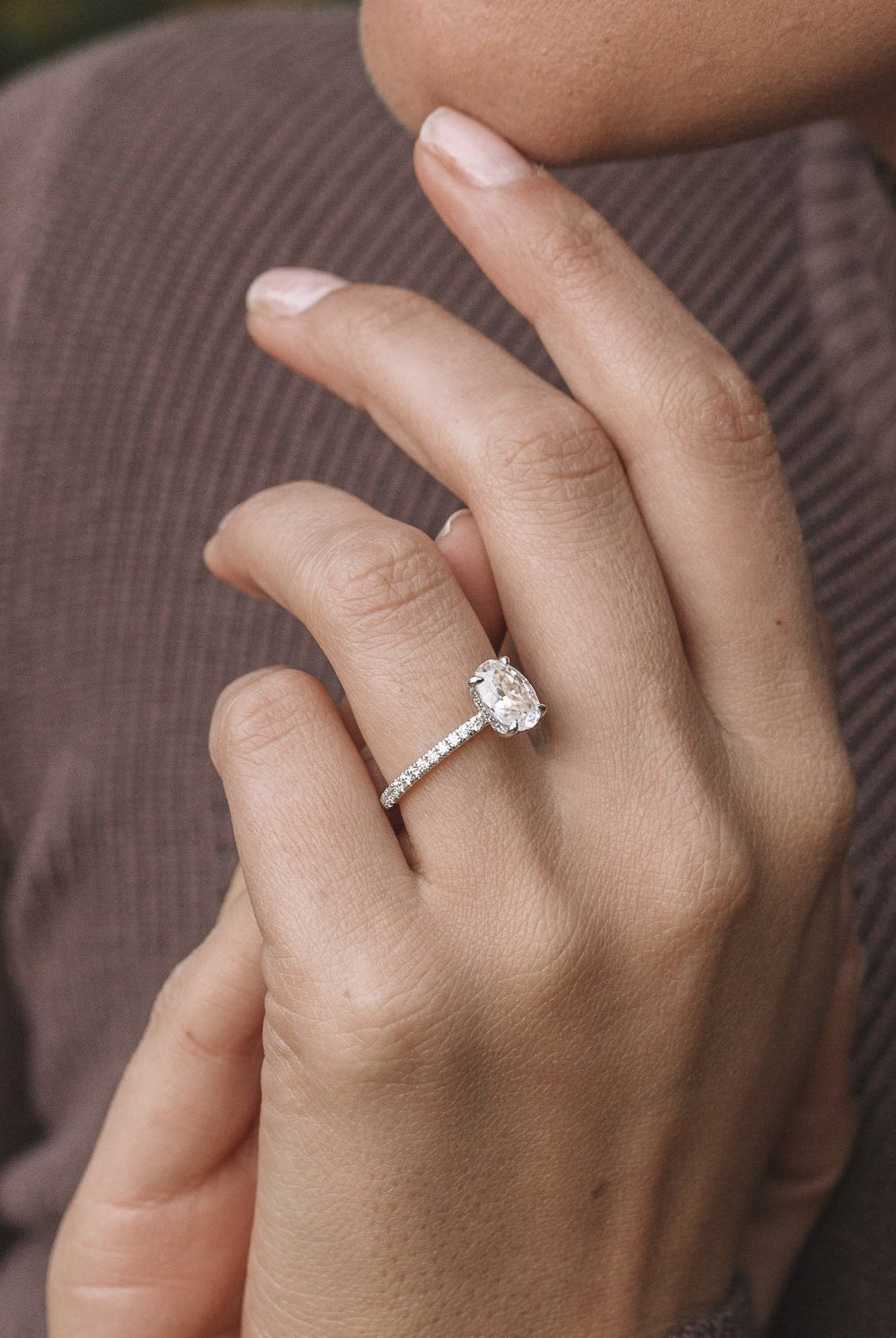 Moissanite Ring for Women