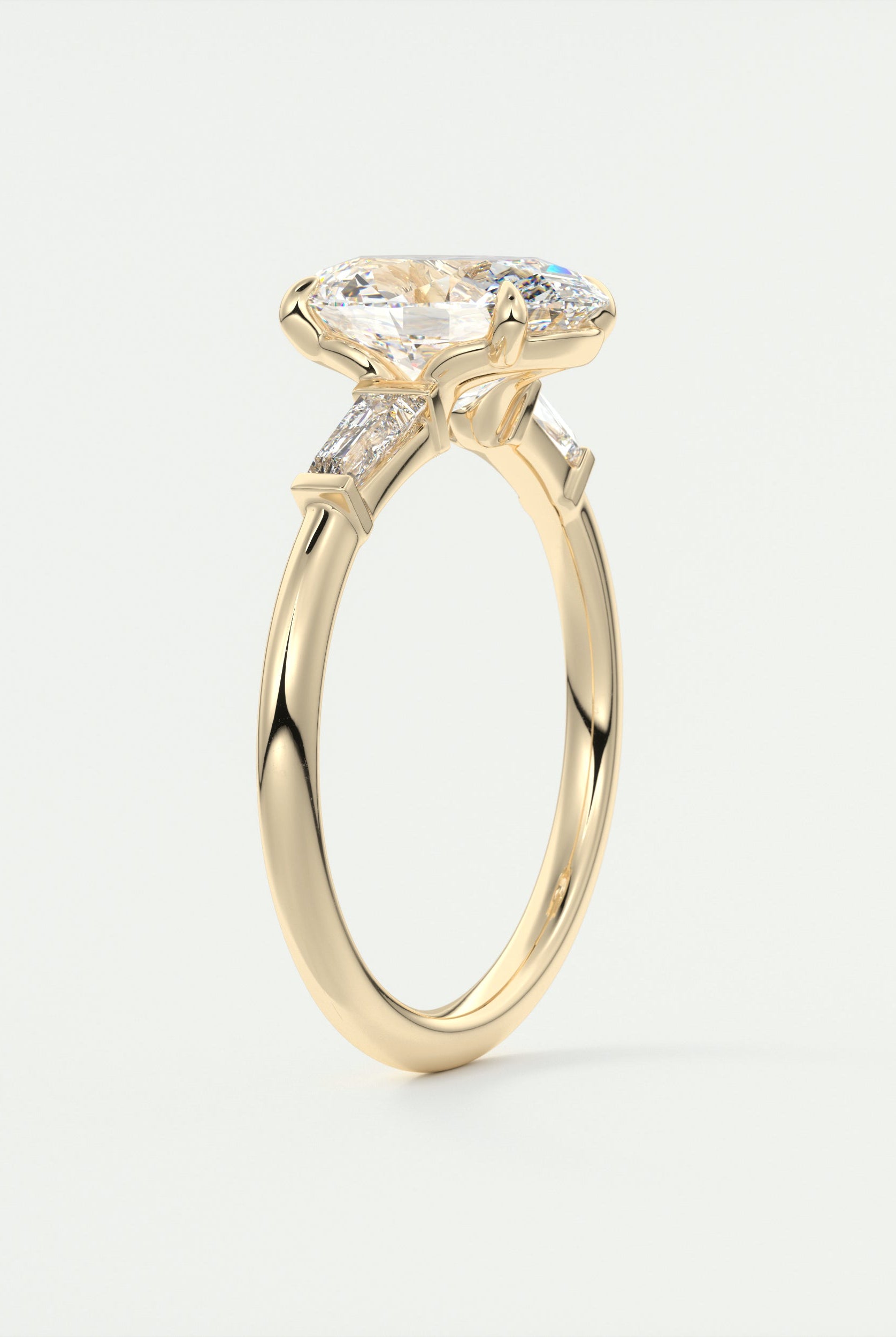 moissanite jewelry with amethyst