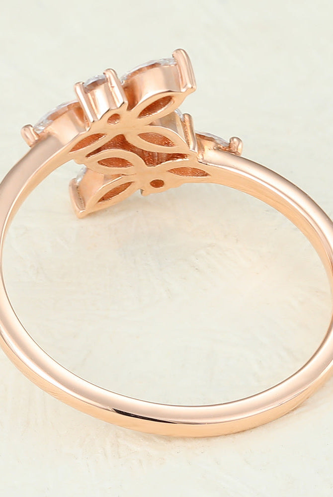marquise-round-shaped-moissanite-art-deco-wedding-band