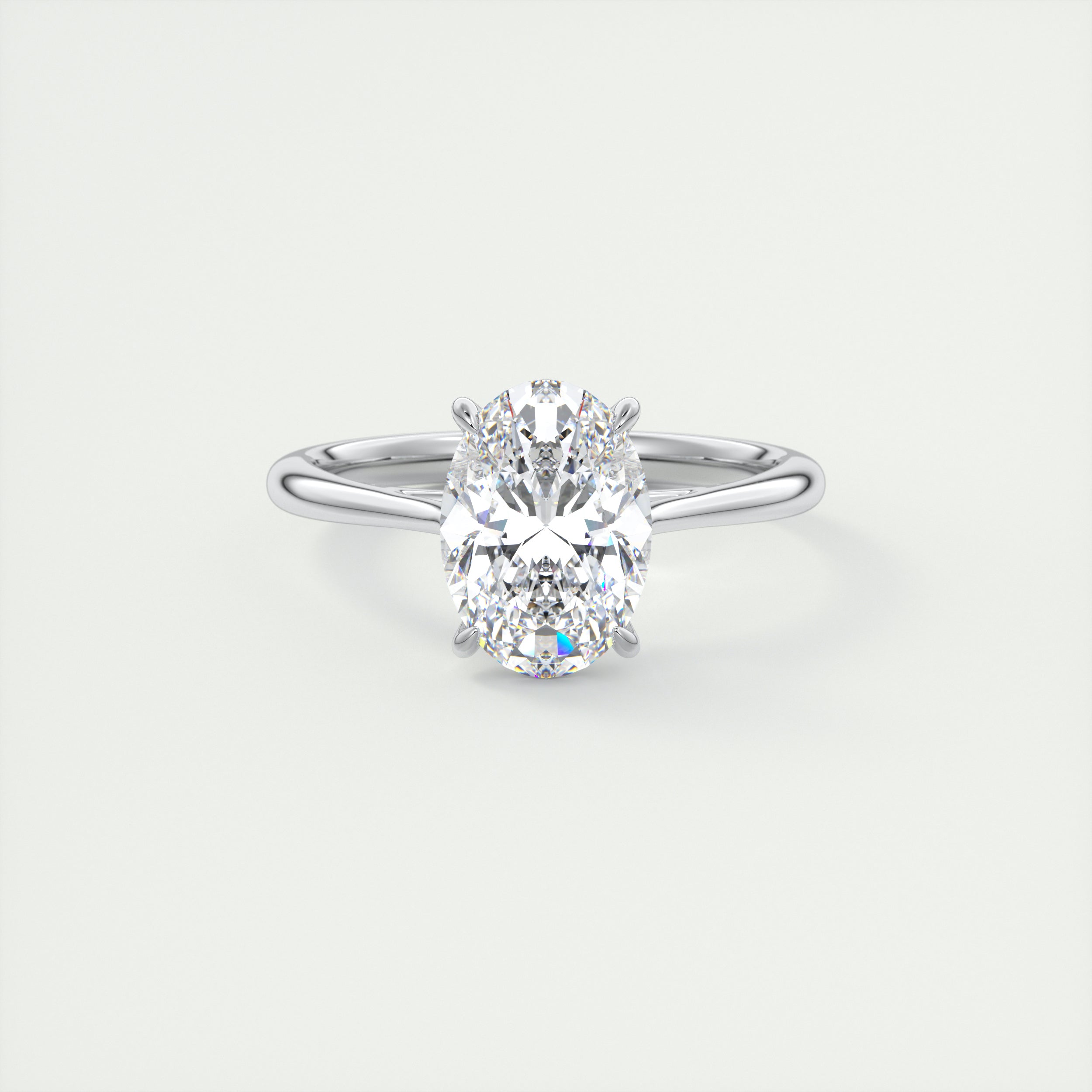 moissanite jewelry with lab-grown white topaz for sale