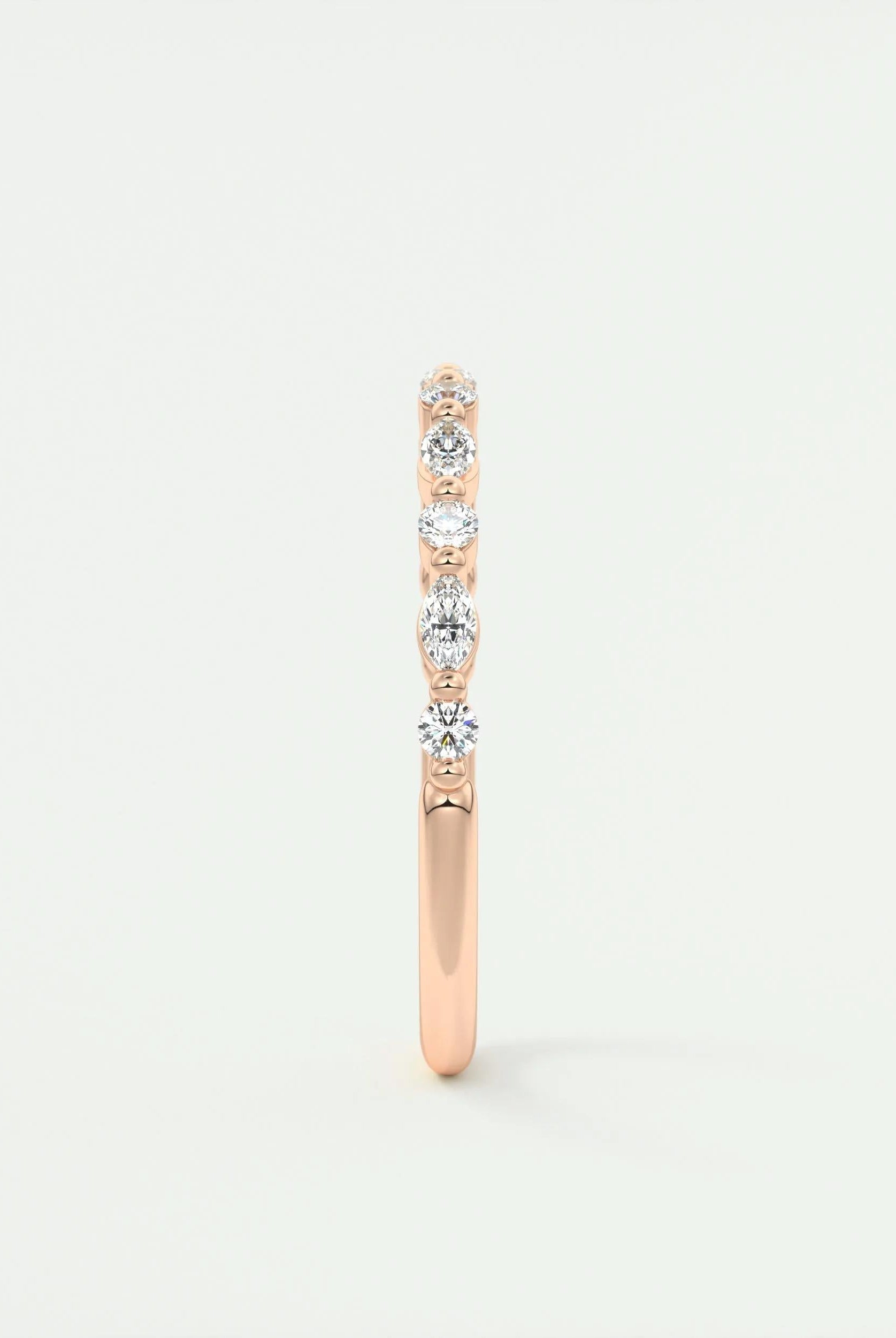 marquise-round-alternative-moissanite-wedding-band