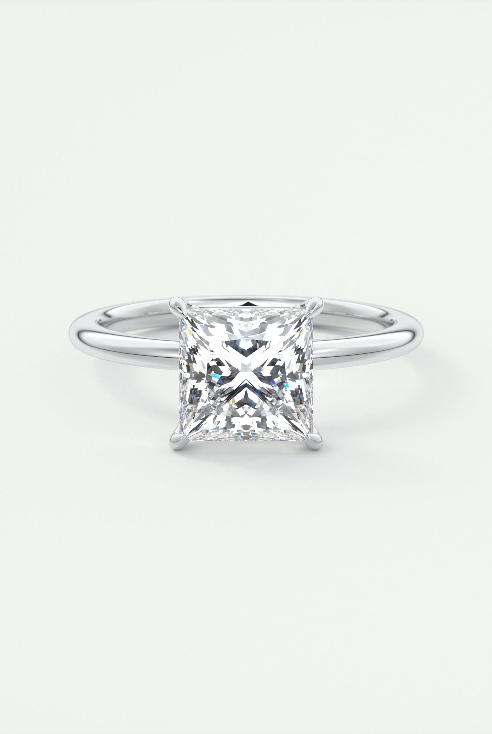 Vintage moissanite wedding rings