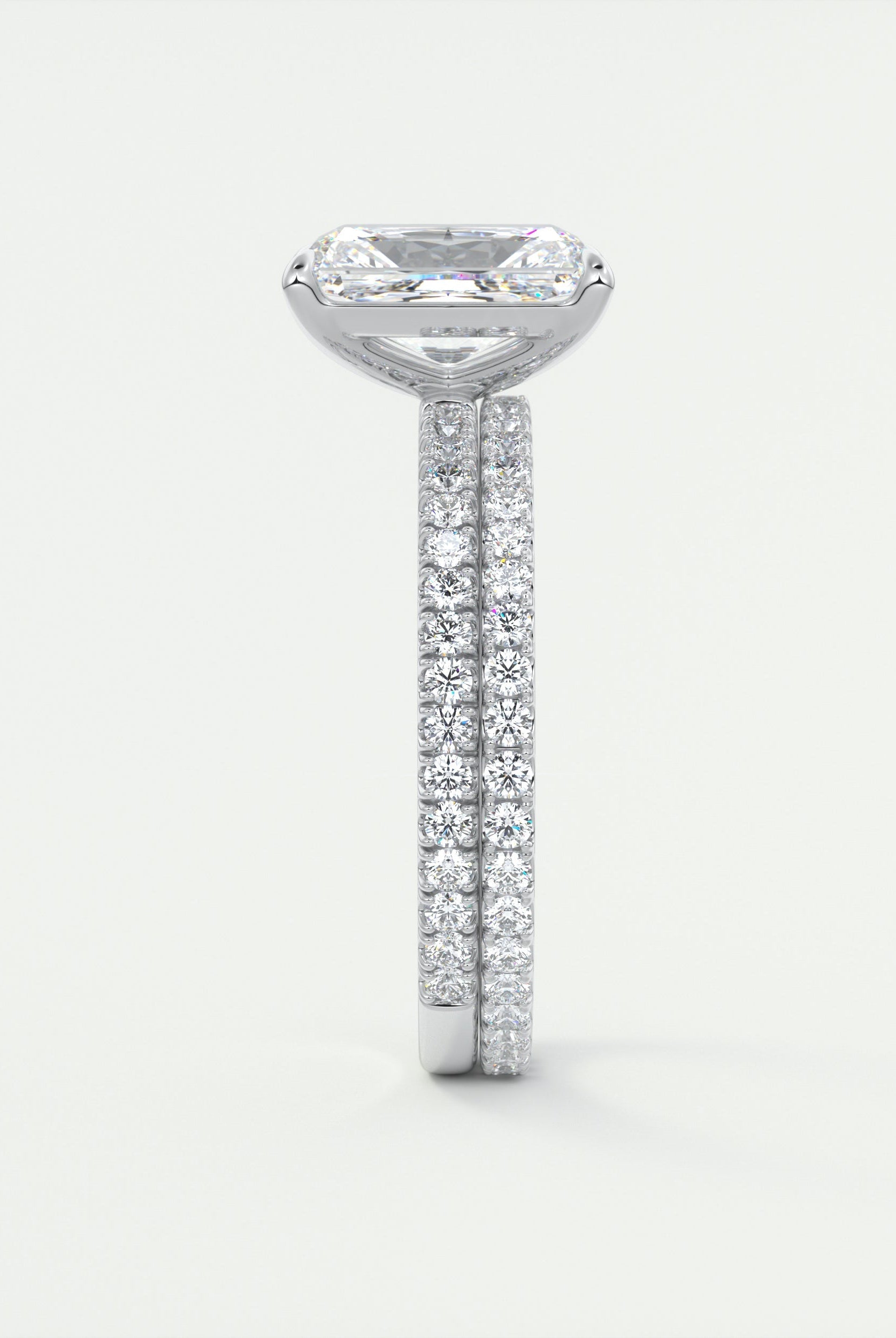 moissanite jewelry with industrial-inspired aesthetics