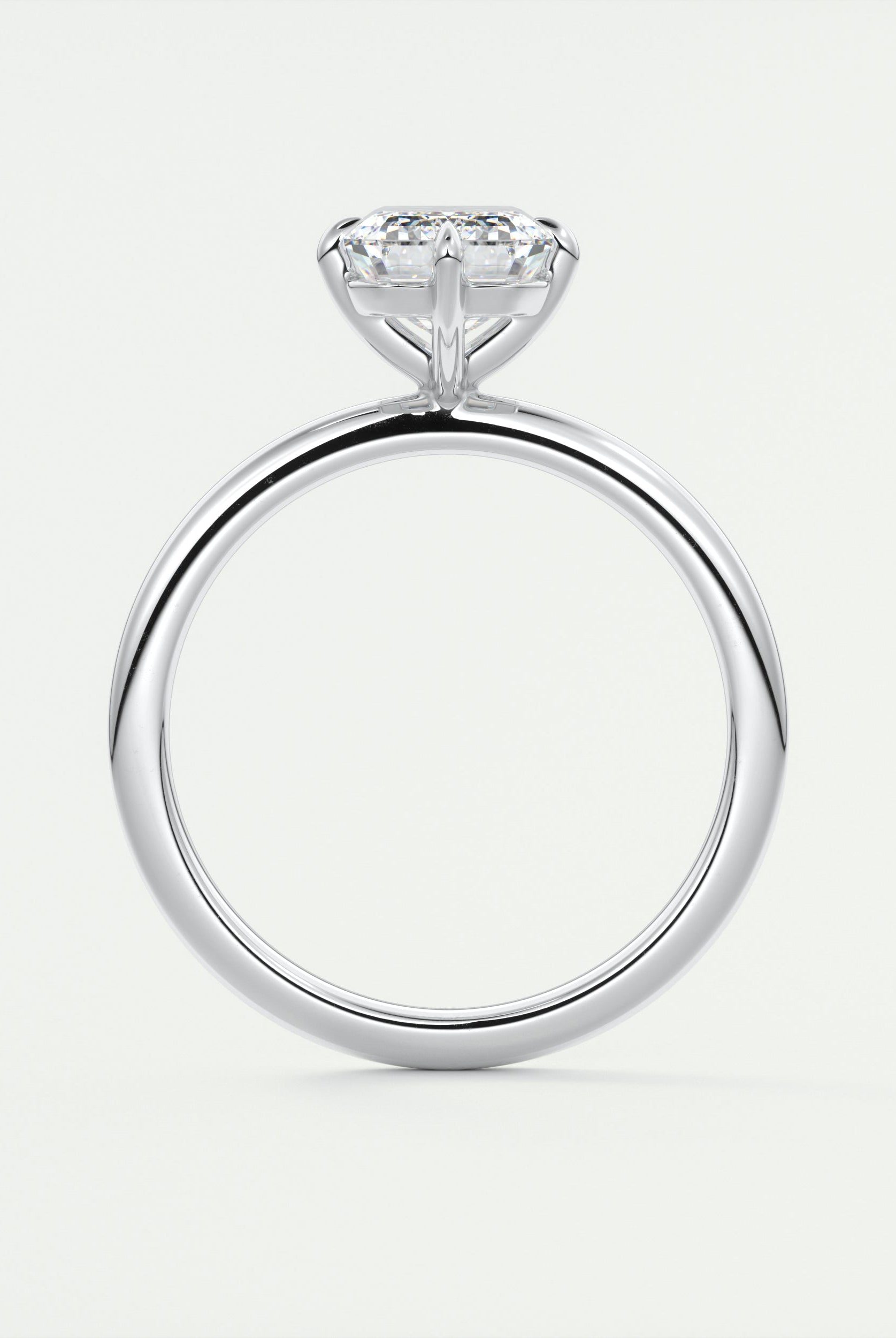 moissanite jewelry with geometric-inspired aesthetics