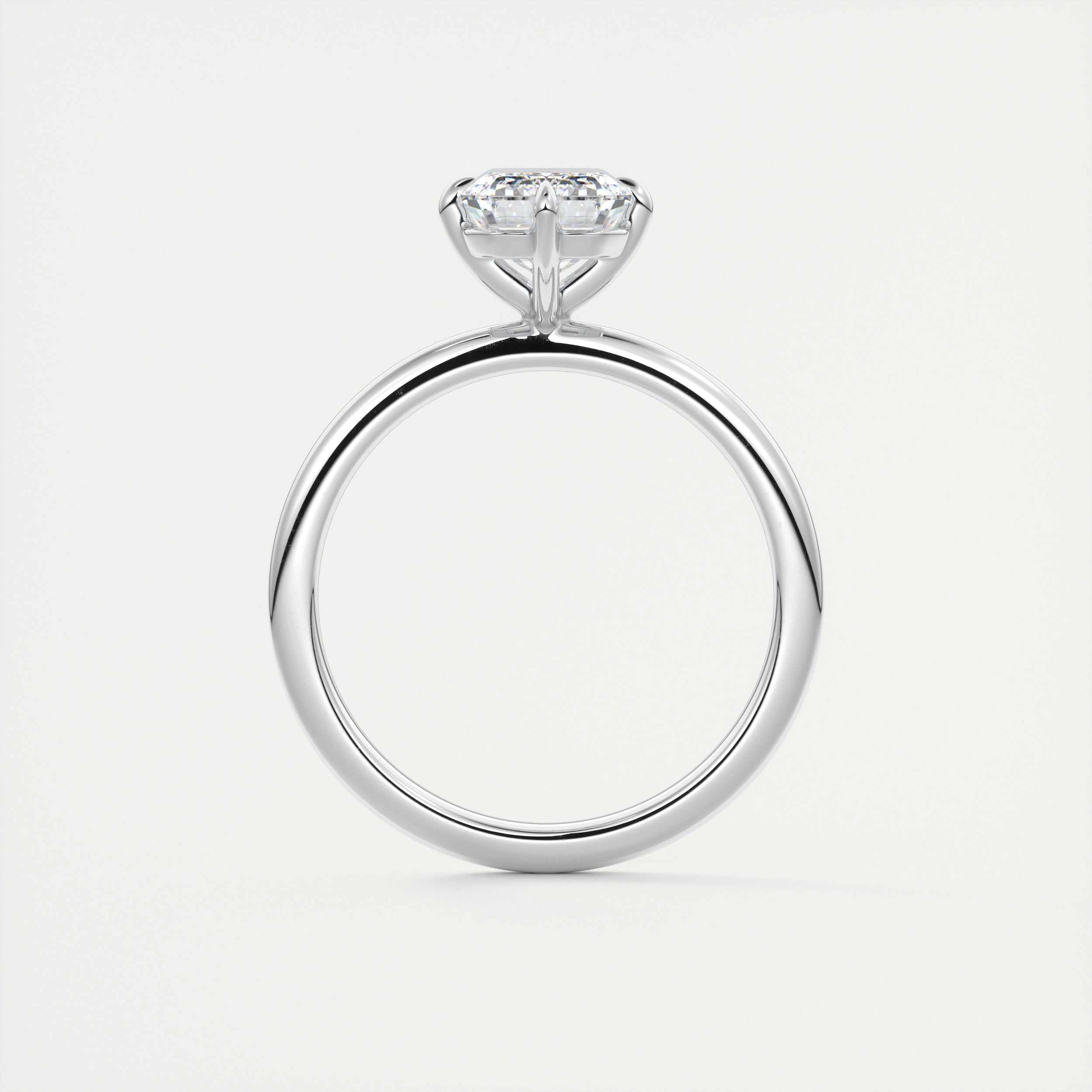 moissanite jewelry with geometric-inspired aesthetics