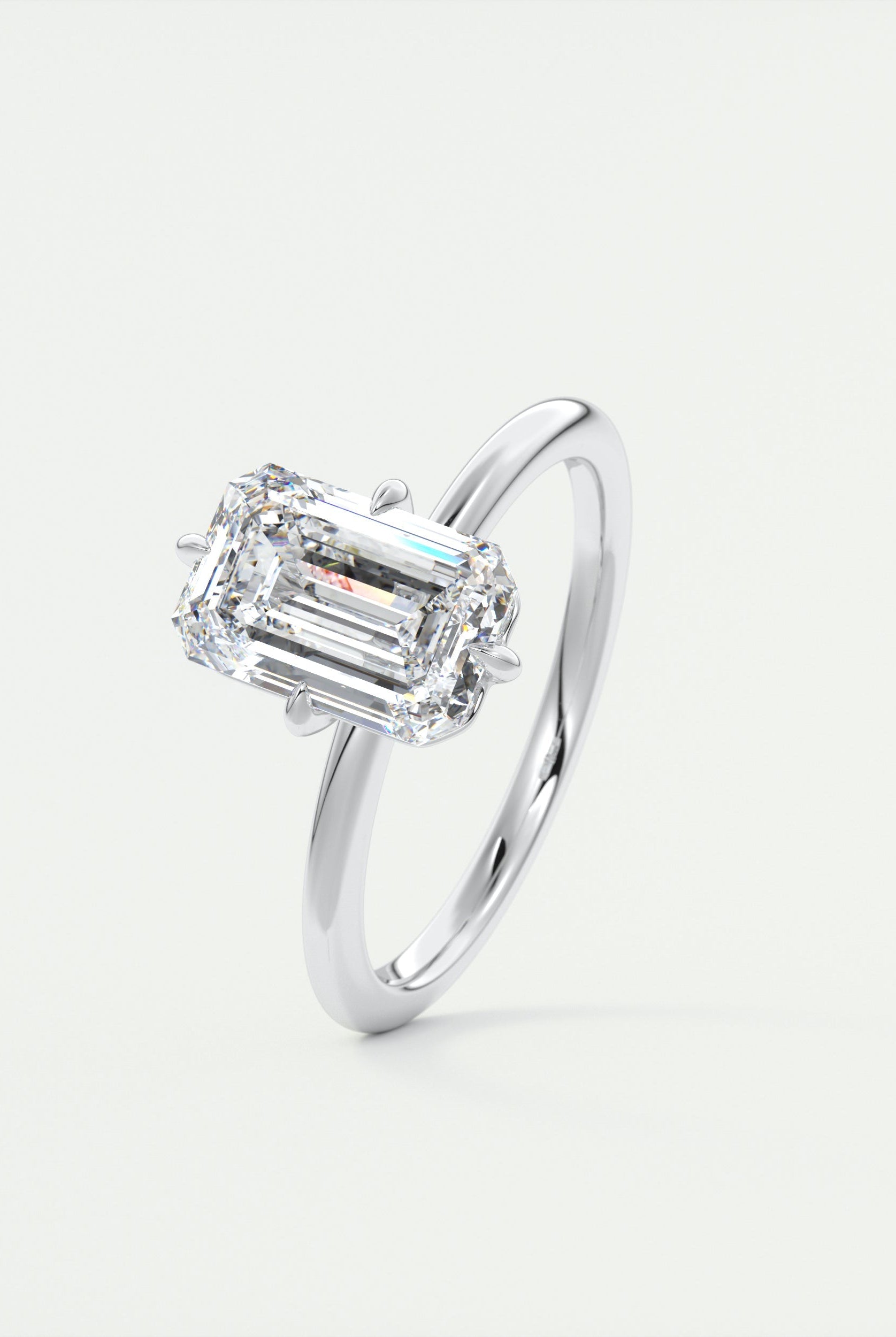 moissanite jewelry with abstract-inspired aesthetics