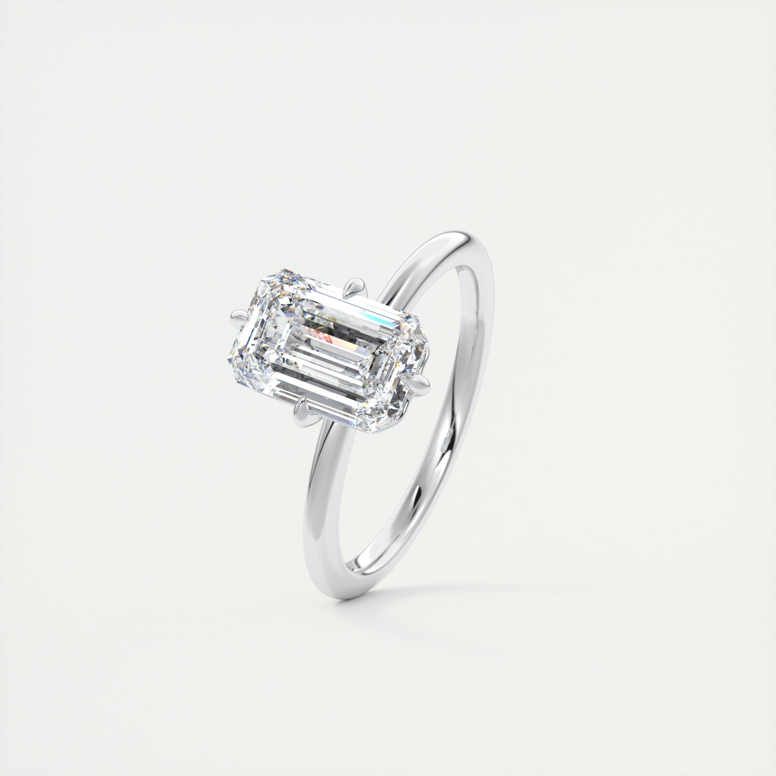 moissanite jewelry with abstract-inspired aesthetics