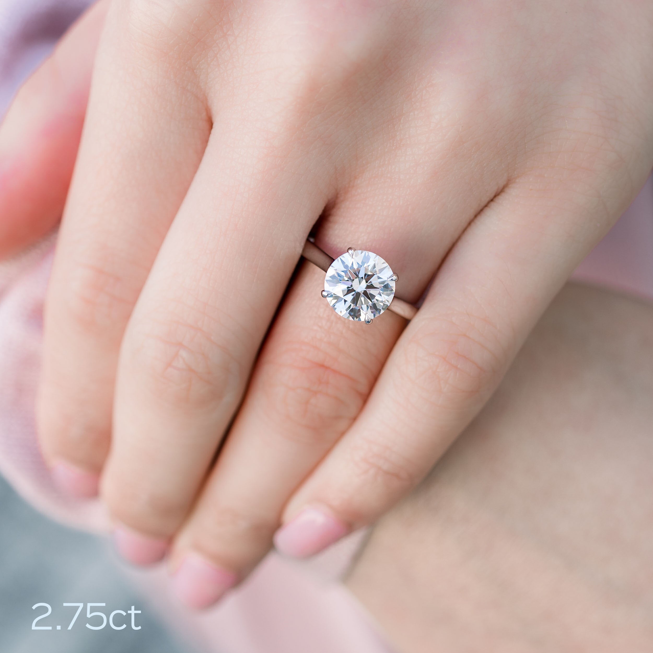 Halo moissanite engagement rings